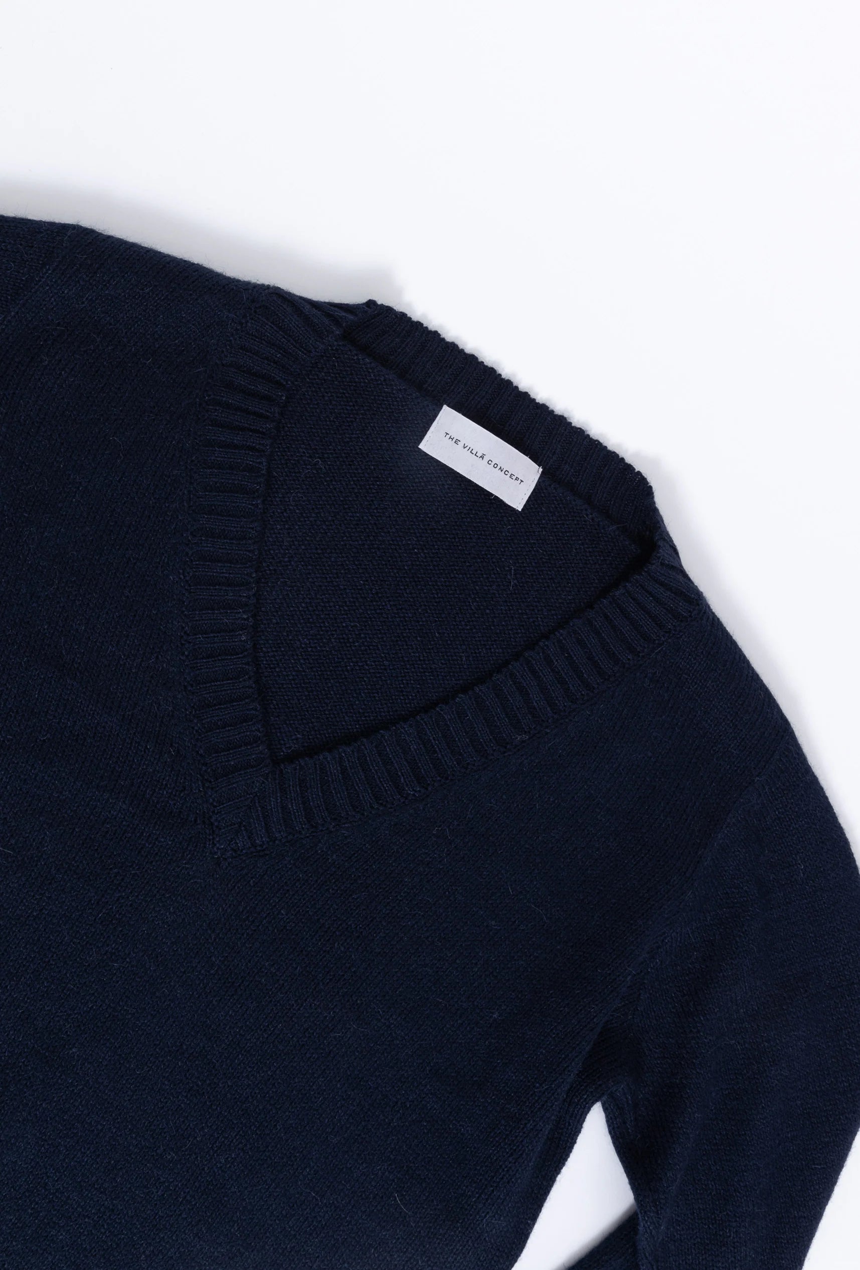 Jersey V-Neck Navy