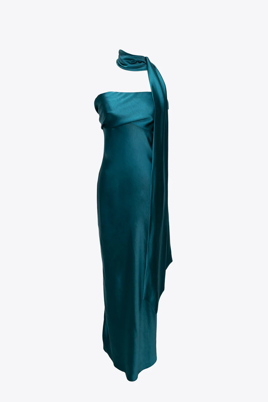 Vintage Blue Bardot Dress