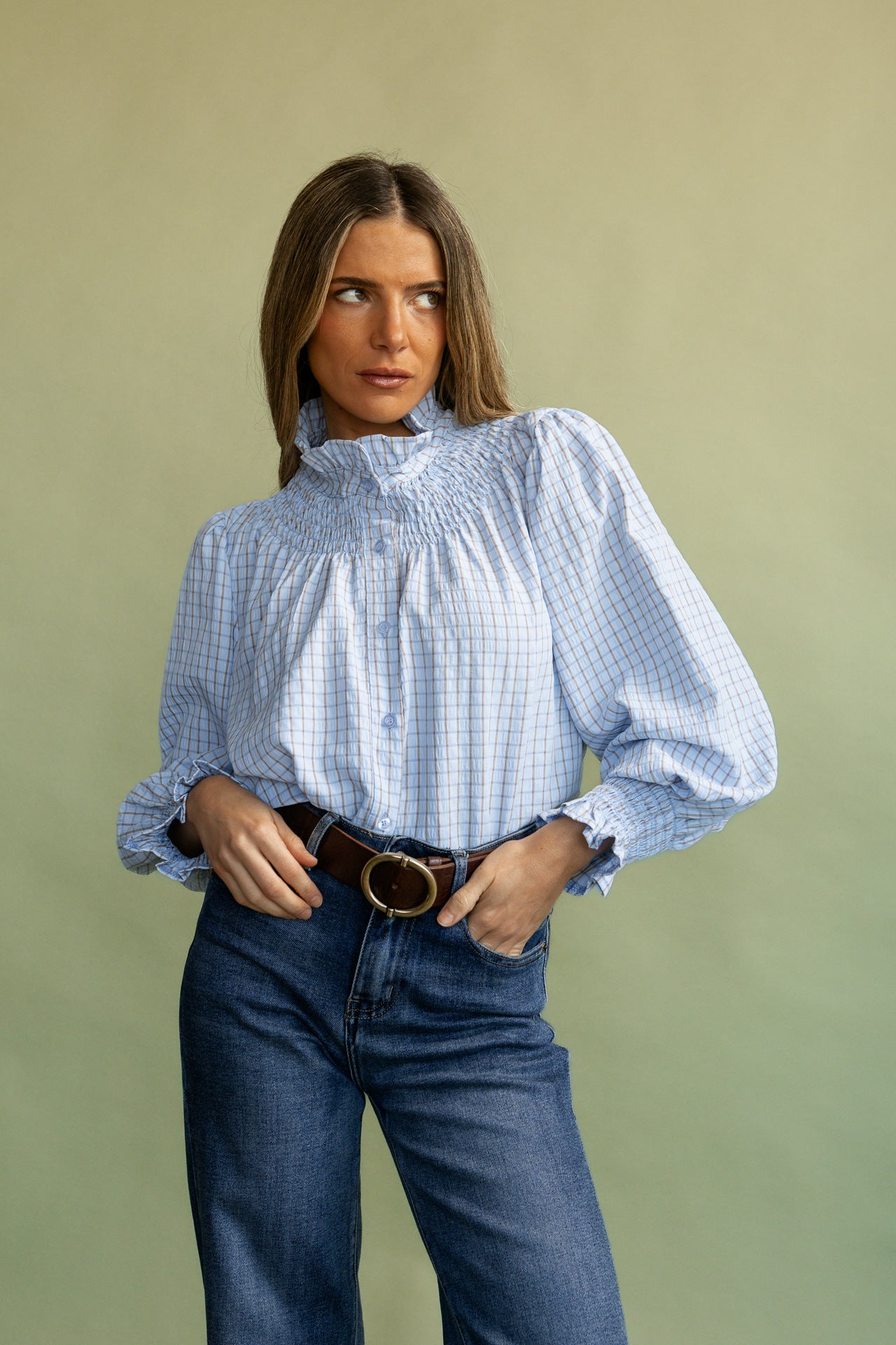 Camisa Florencia Azul