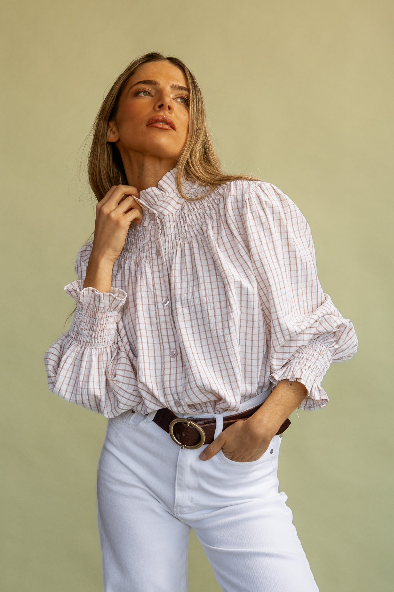 Camisa Florencia Beige