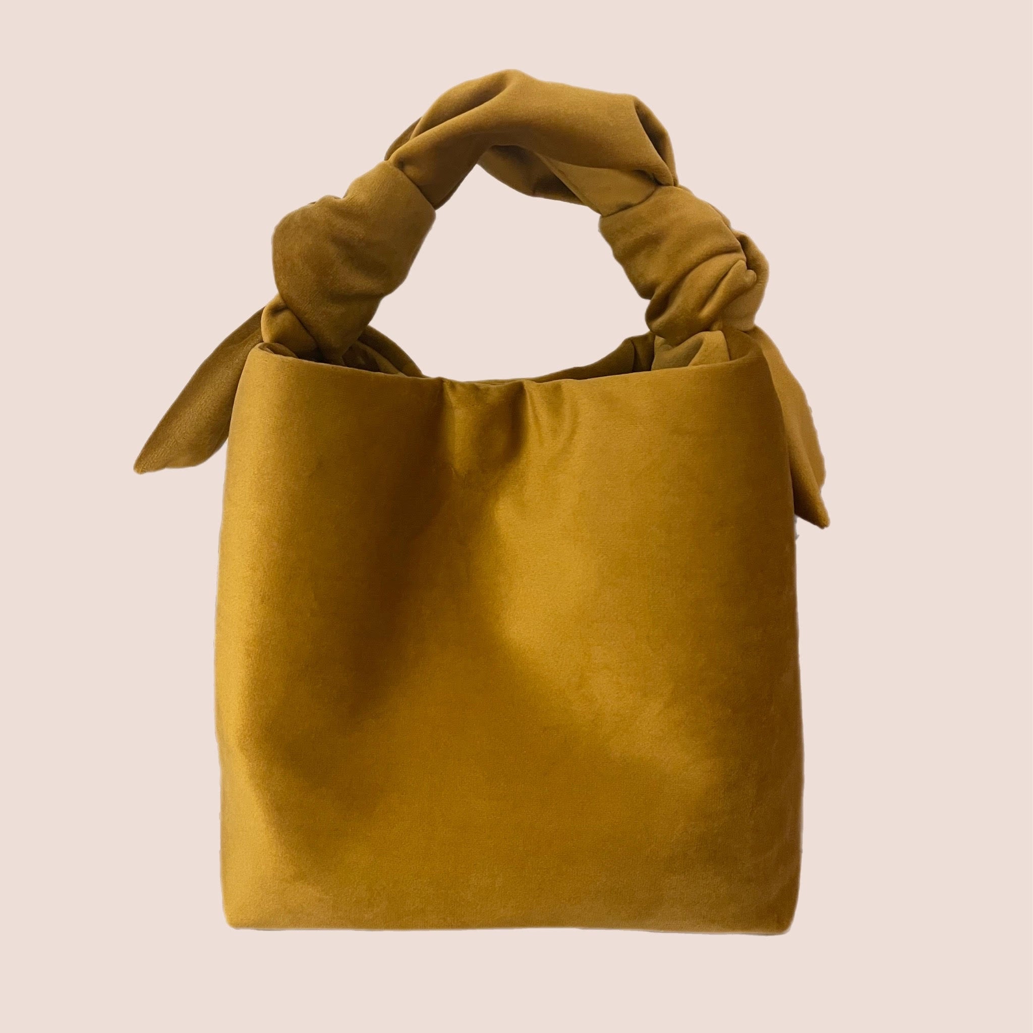 Knot Velvet Ocre Midi