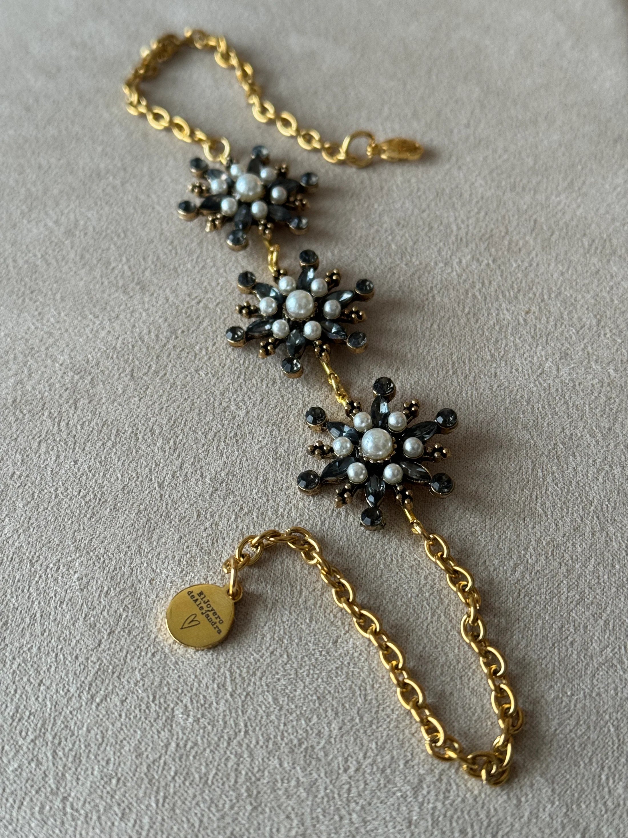 Choker Raíces TRIPLE ESTRELLAS Tono Oscuro