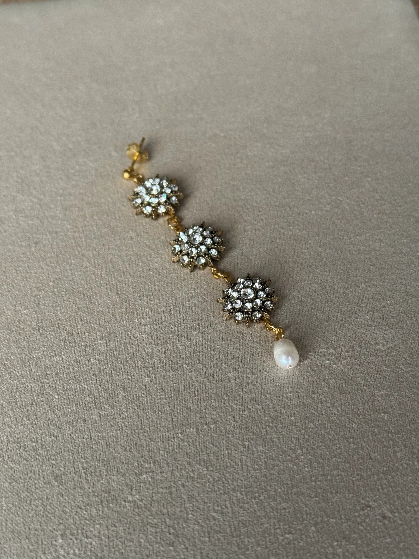 Pendientes RAÍCES Mini Estrellas Antique en Triada