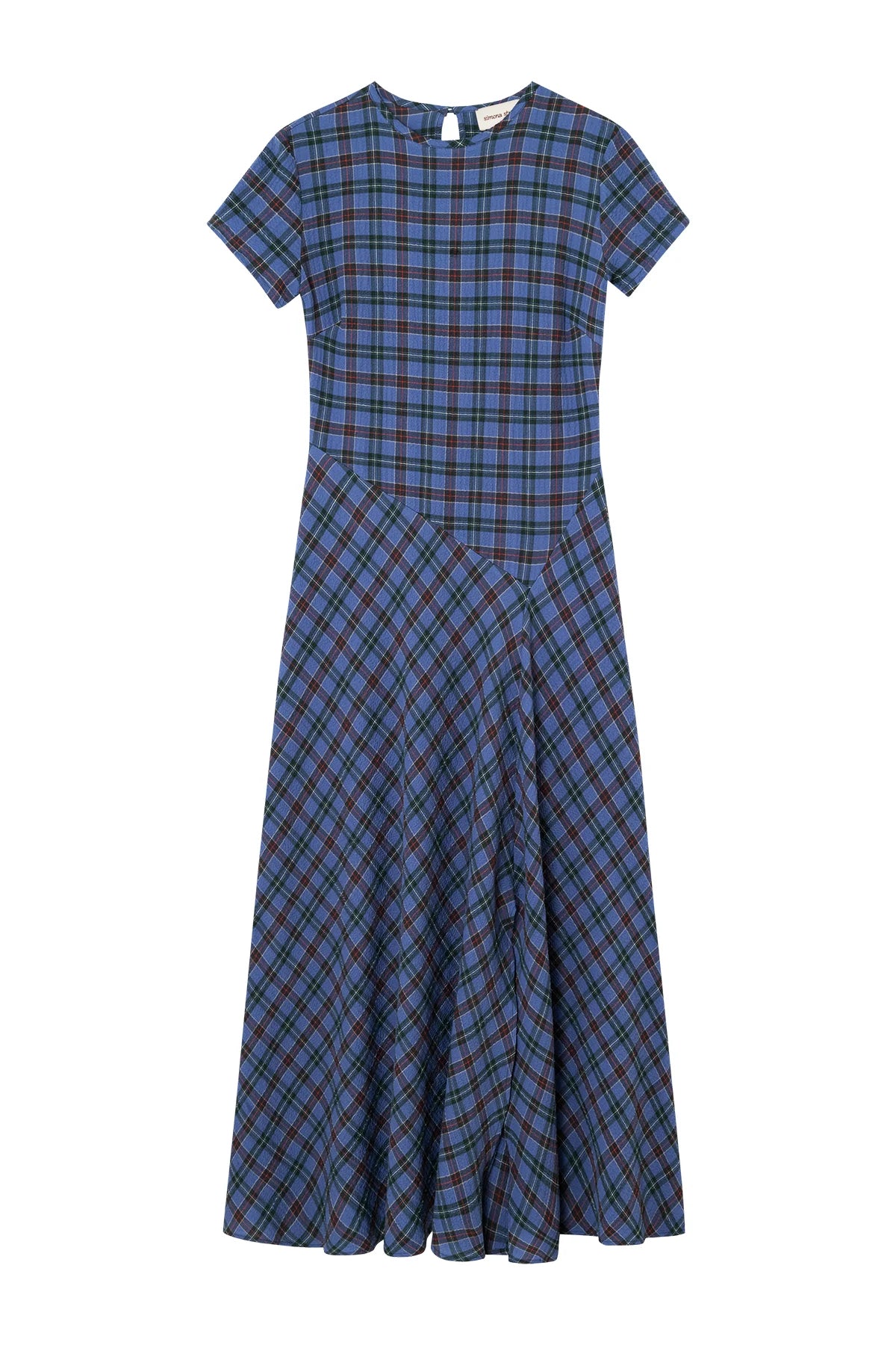 Vestido Aitana Cuadros Azules