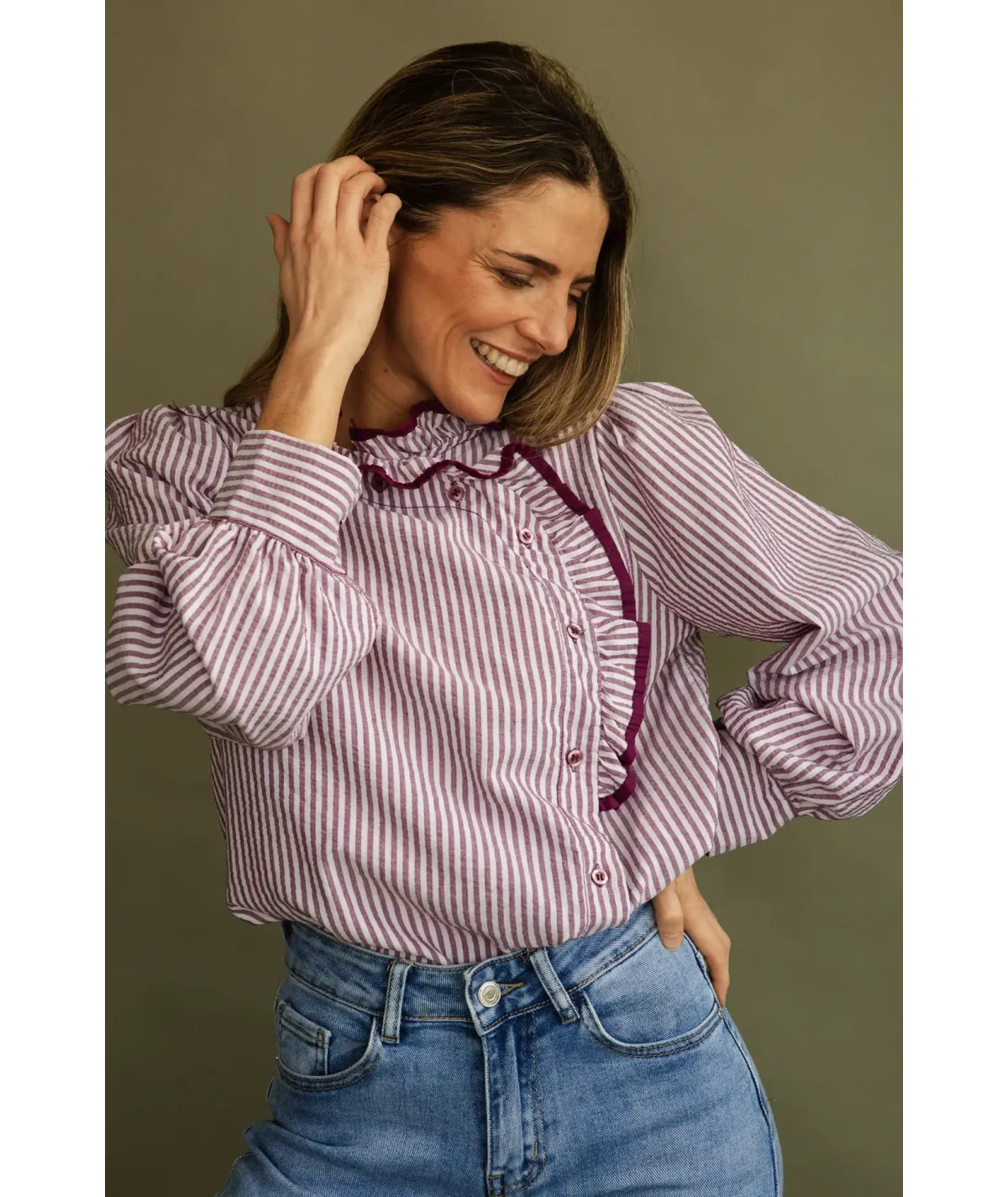 Camisa Pavia Buganvilla