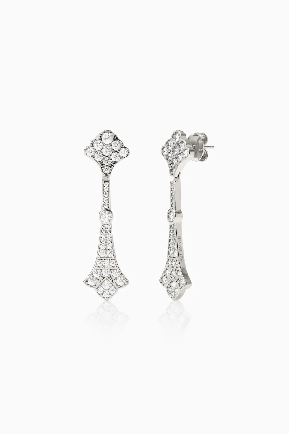 Pendientes La Dame Plata