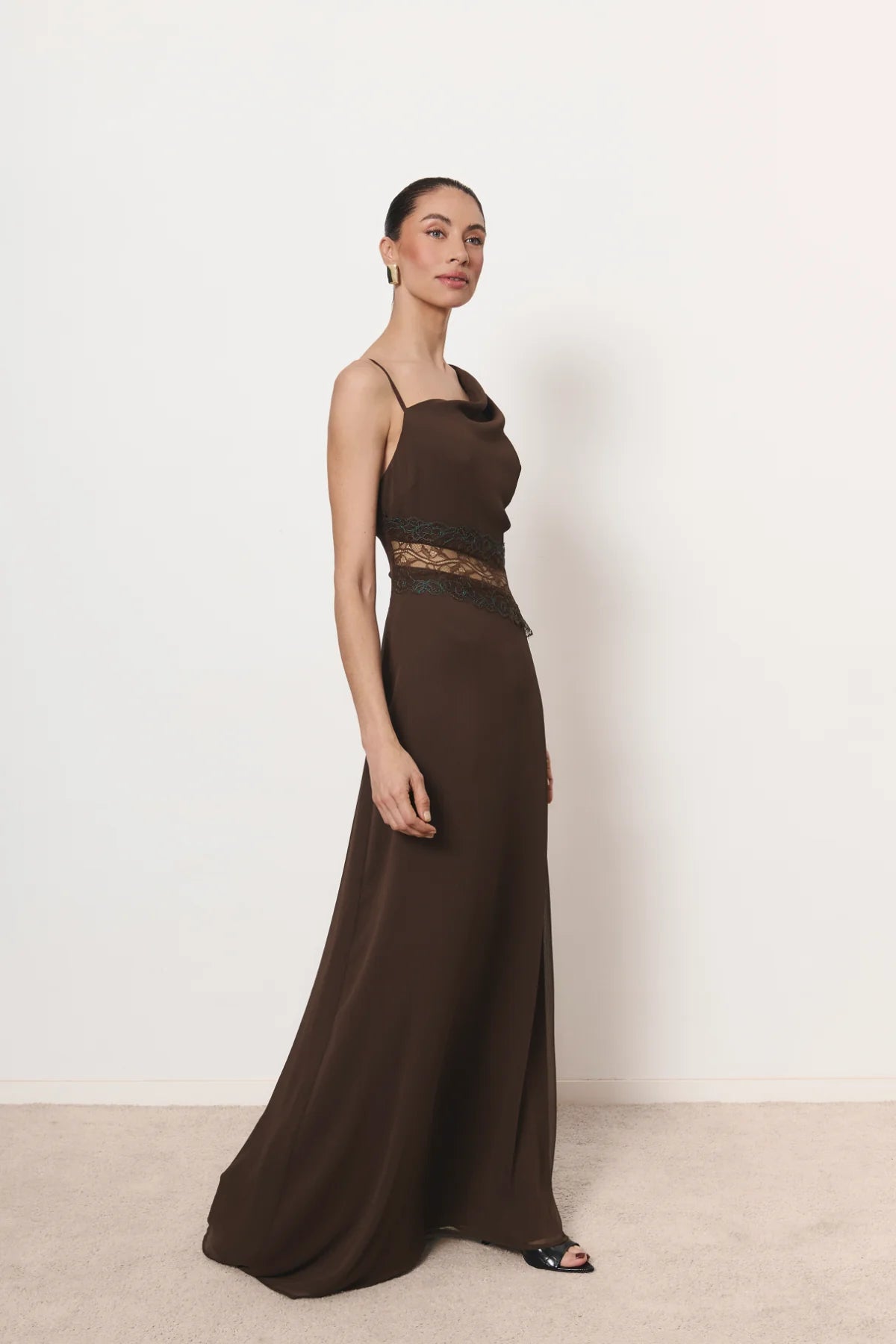 Vestido Valerie Marrón