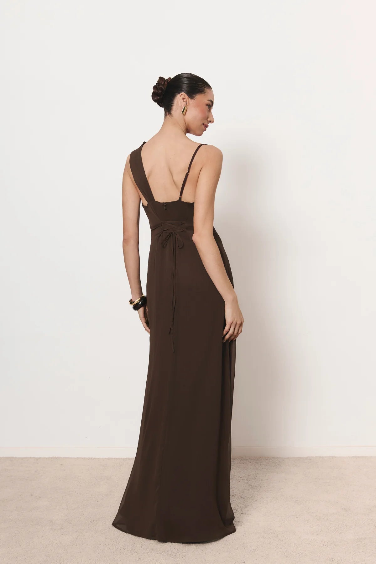 Vestido Valerie Marrón