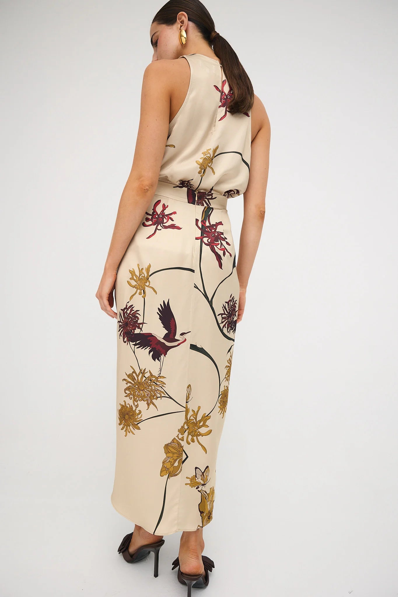 Top Sofía Flora Marfil