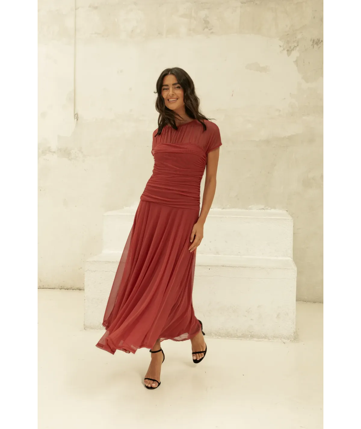 Vestido Cremona Coral