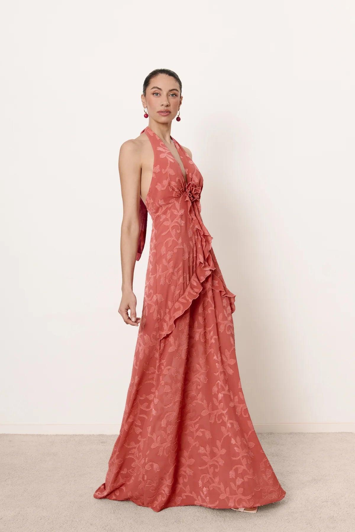 Vestido Bahía Rosa Coral