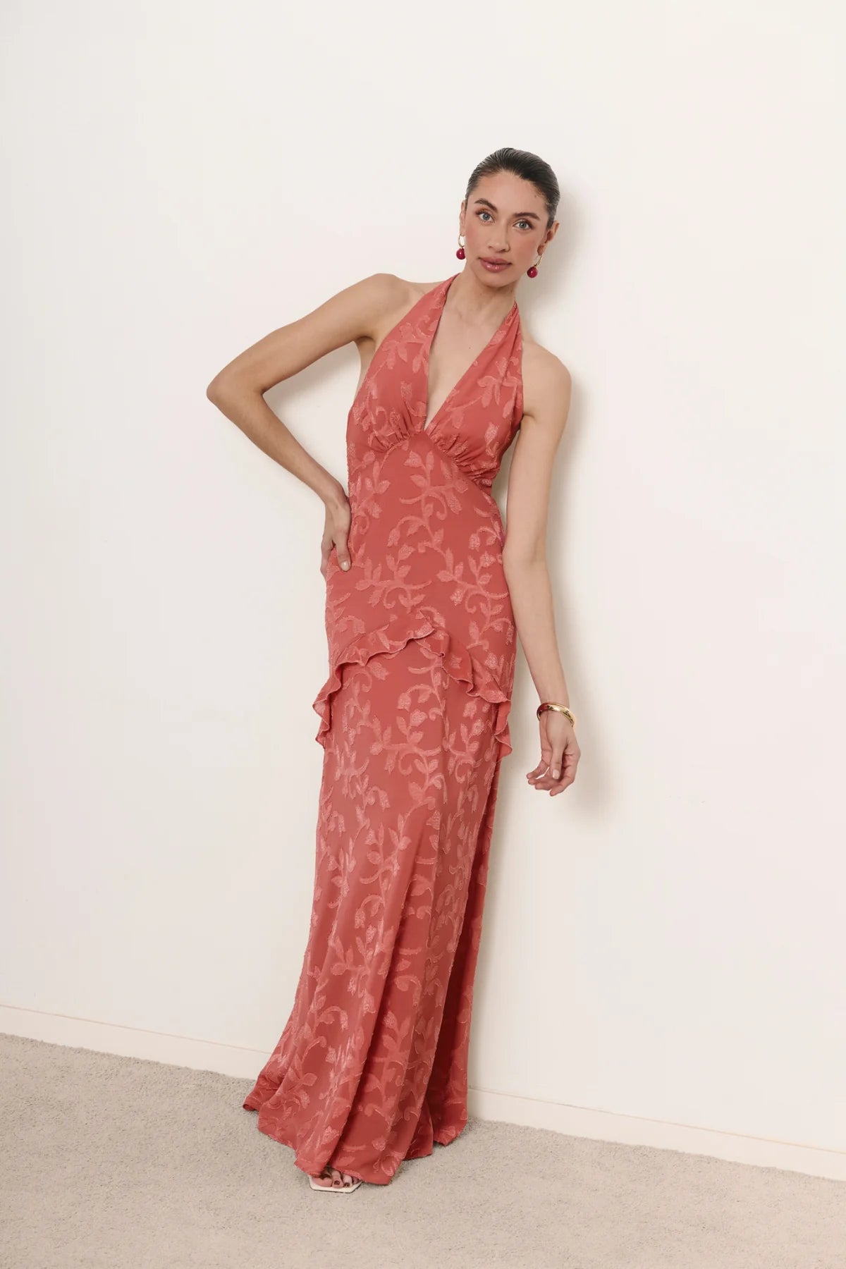 Vestido Bahía Rosa Coral