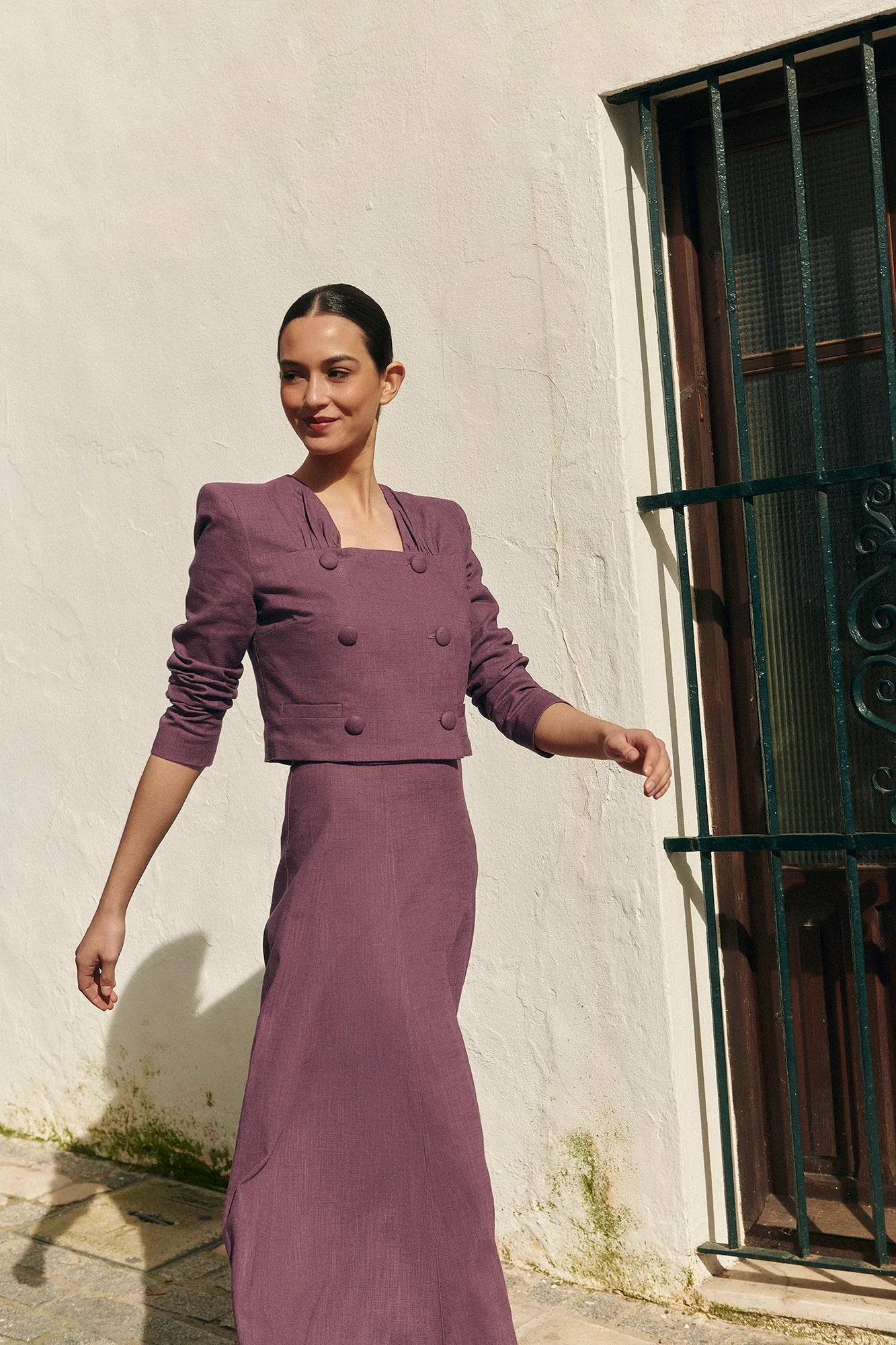 Chaqueta Mariola Berenjena