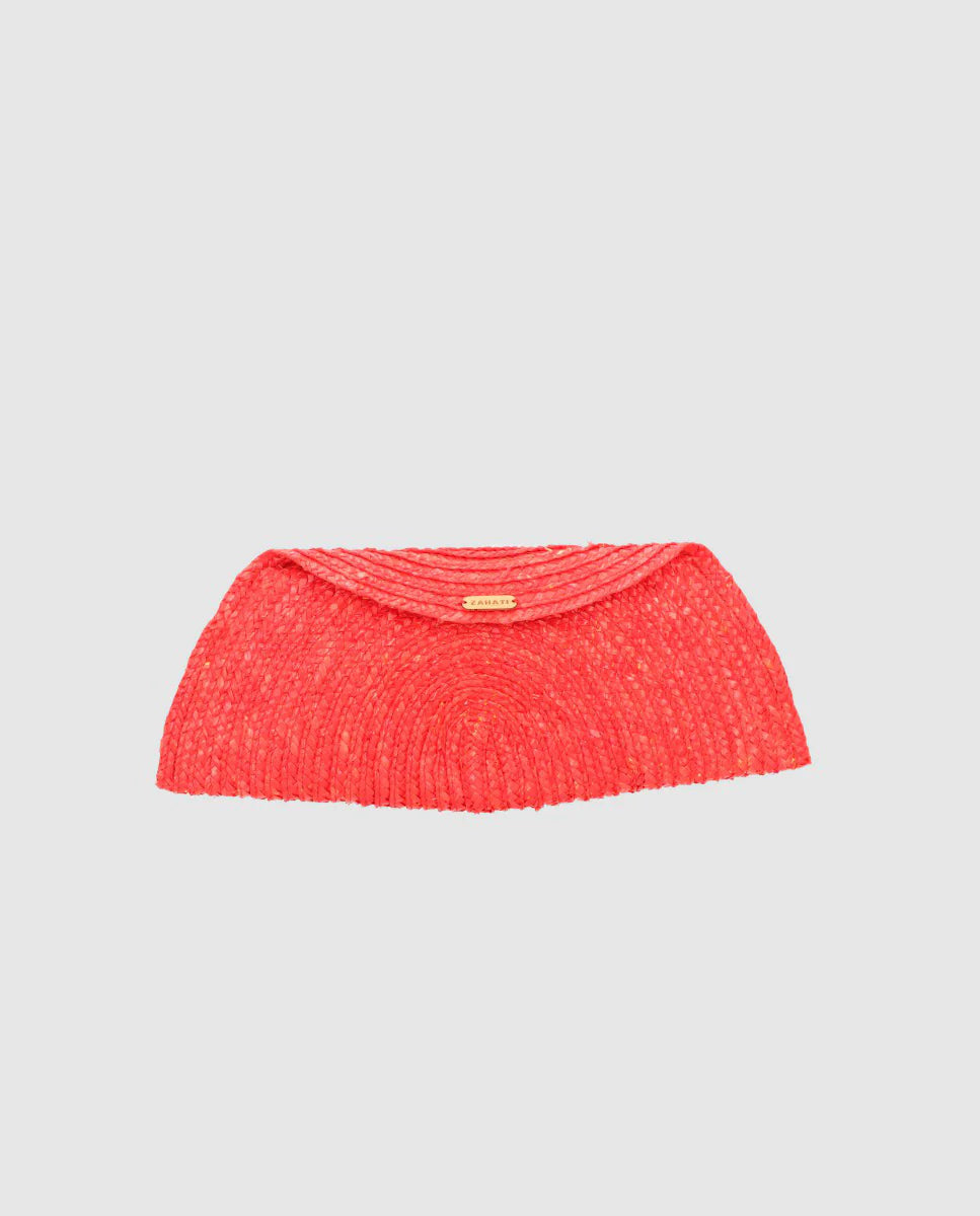 Bolso de Mano Baguette Mediana Roja
