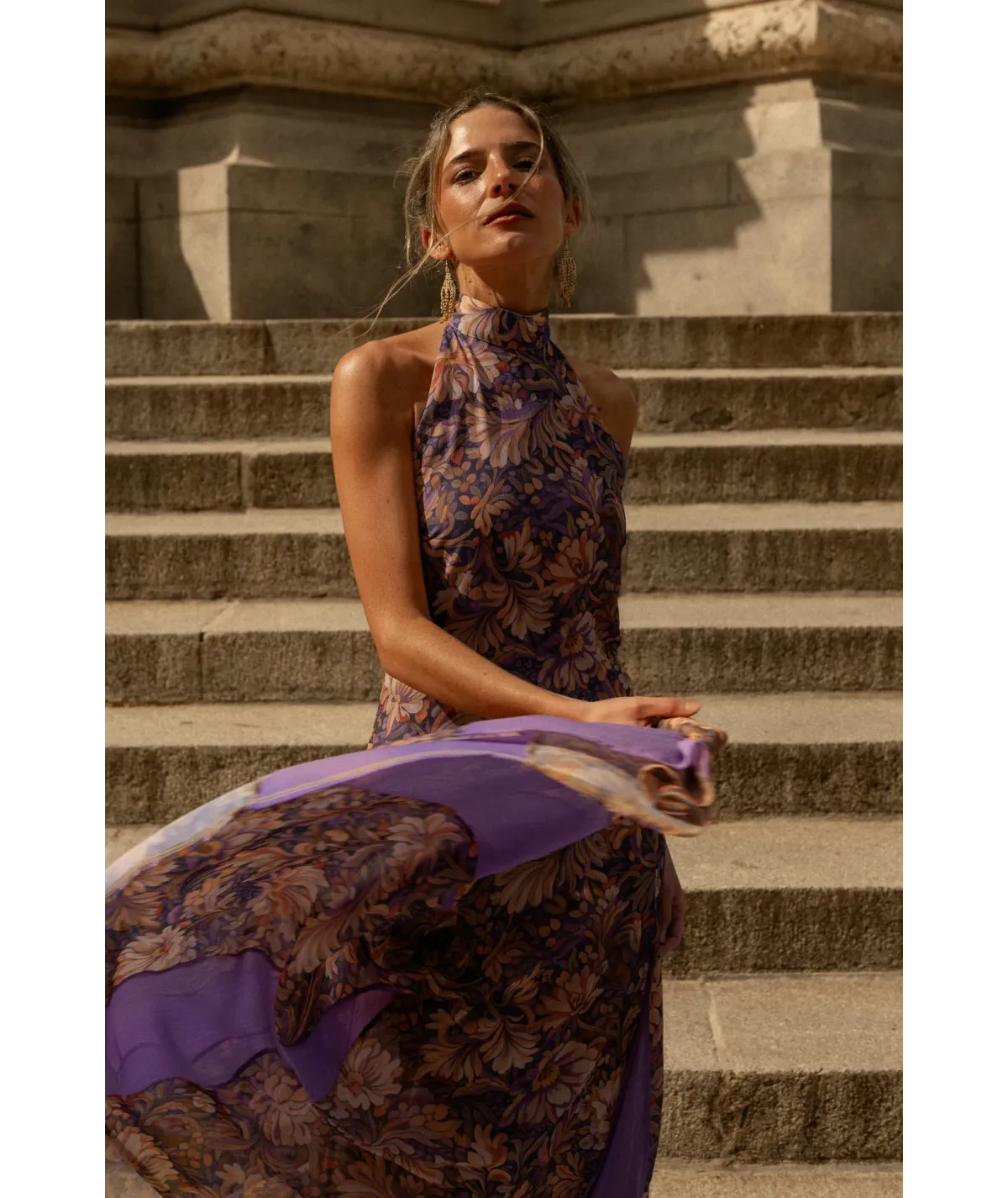 Vestido Amiens Morado