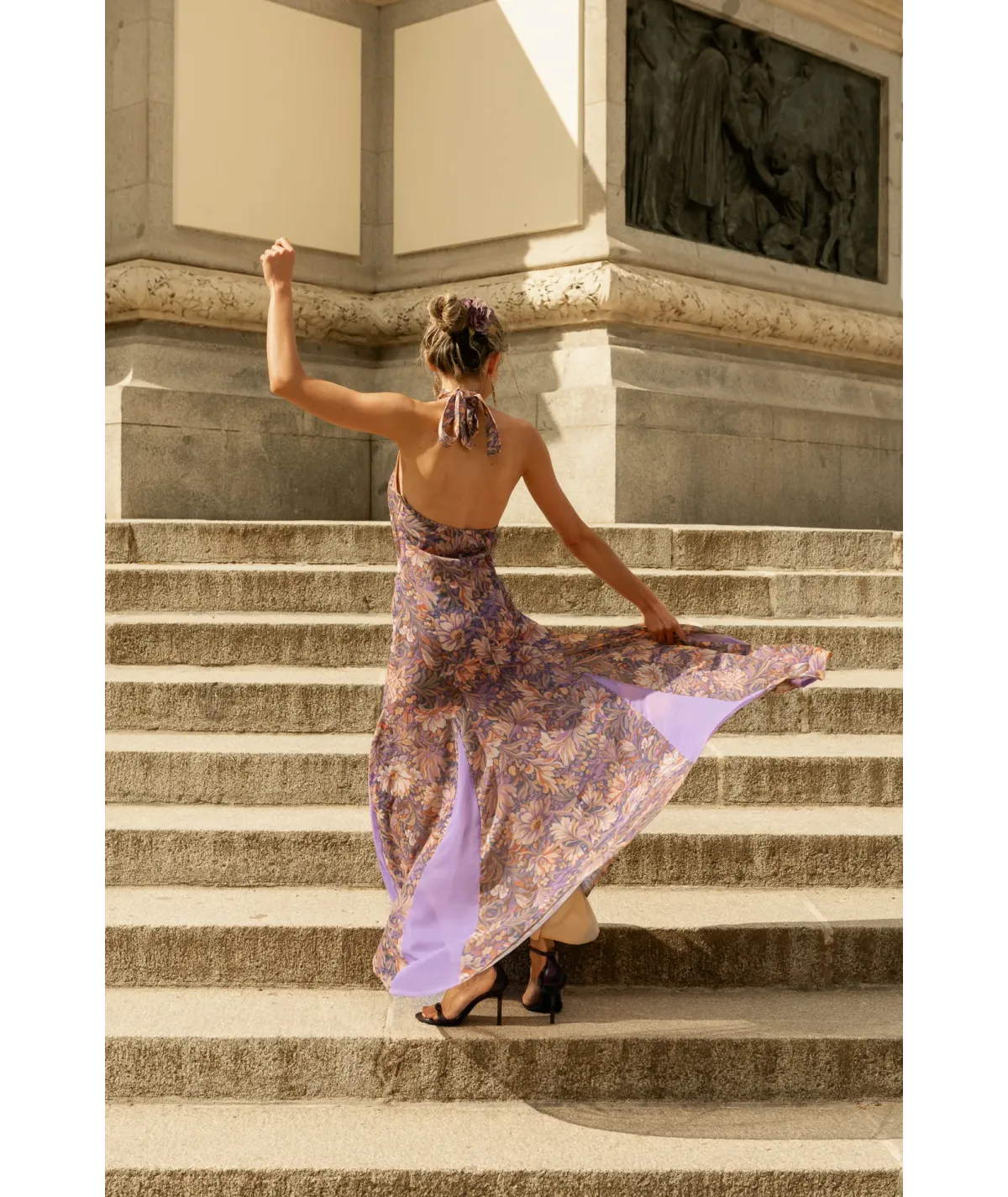 Vestido Amiens Morado