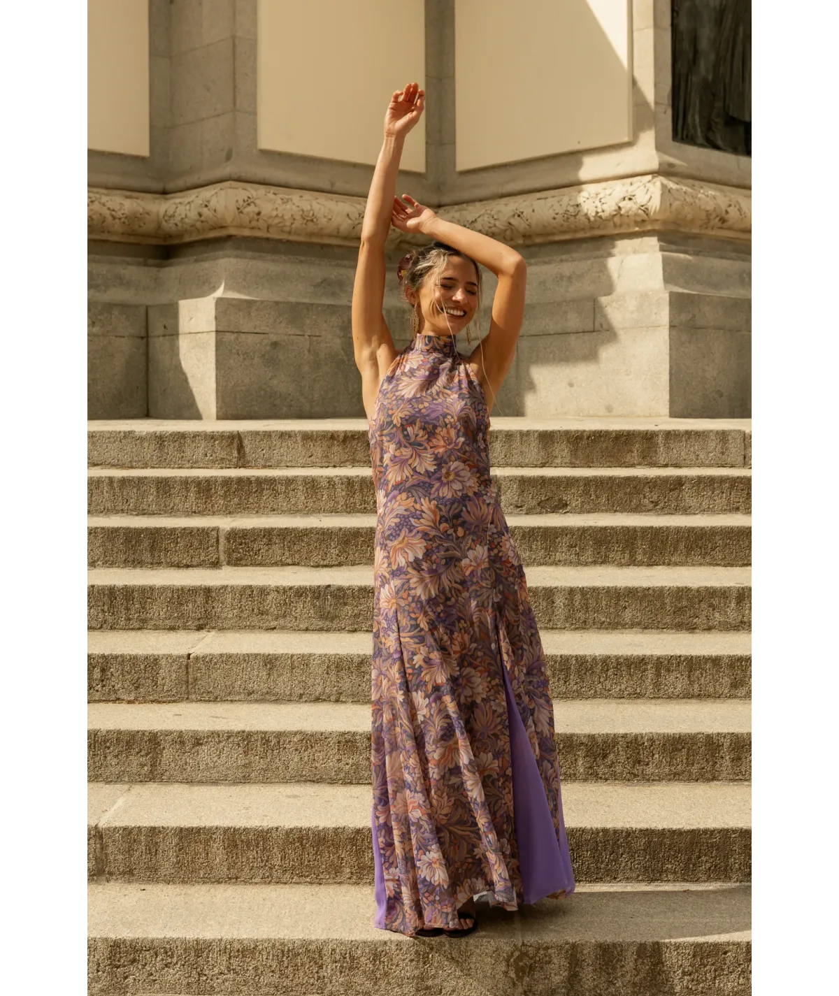 Vestido Amiens Morado