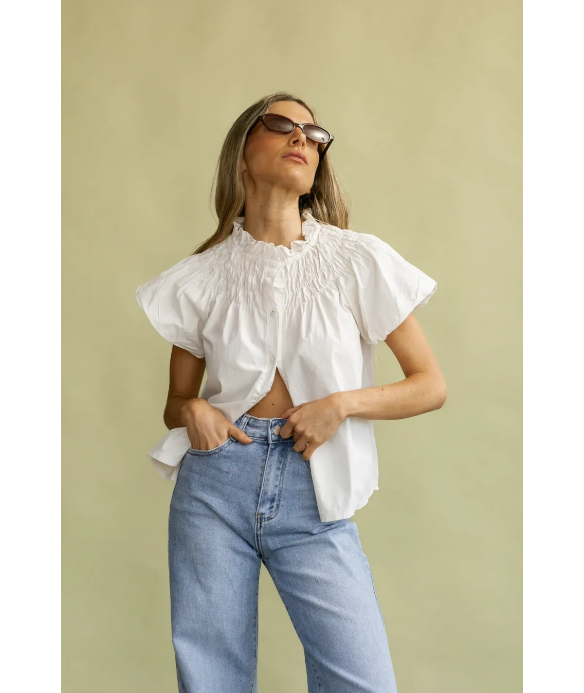 Camisa Orvieto Crudo
