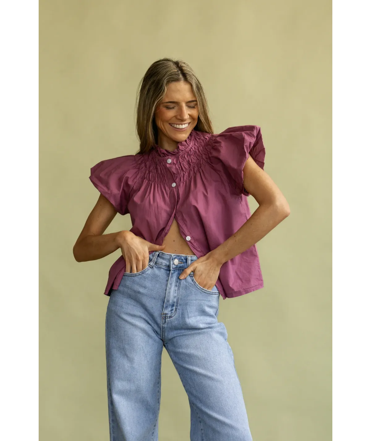 Camisa Orvieto Rosa