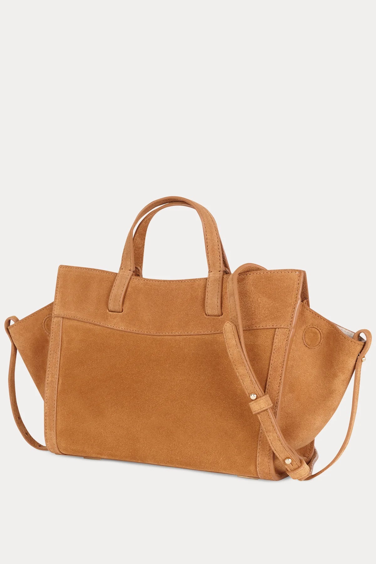 Mini Shopping Camel Suede