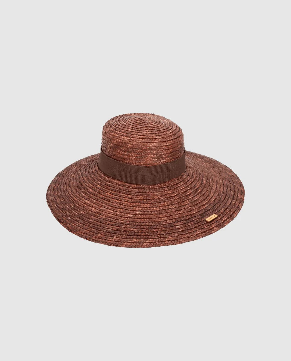 Sombrero de Paja Cuchi Ala L Chocolate