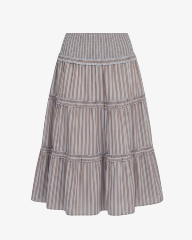 Falda Brown Stripes