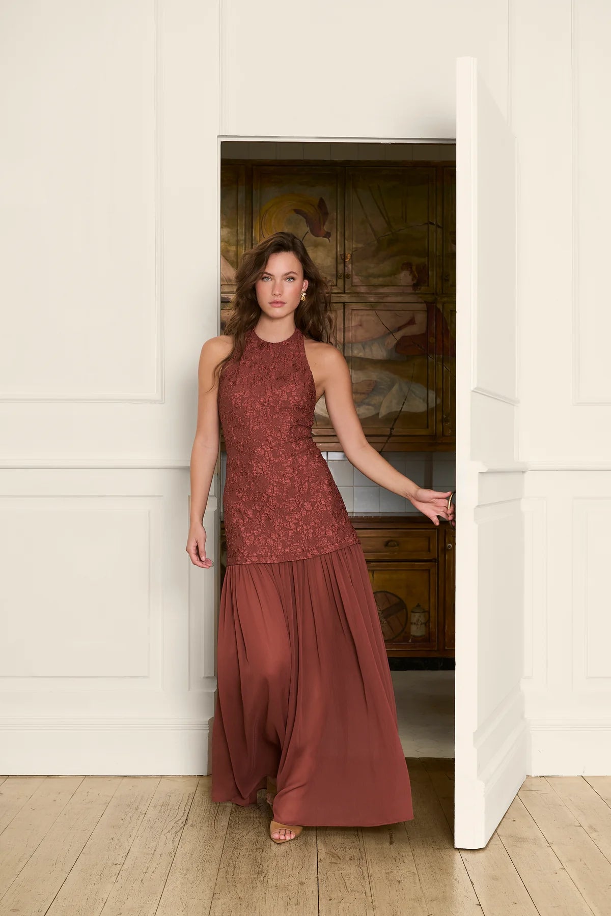 Vestido Juliette Terracota