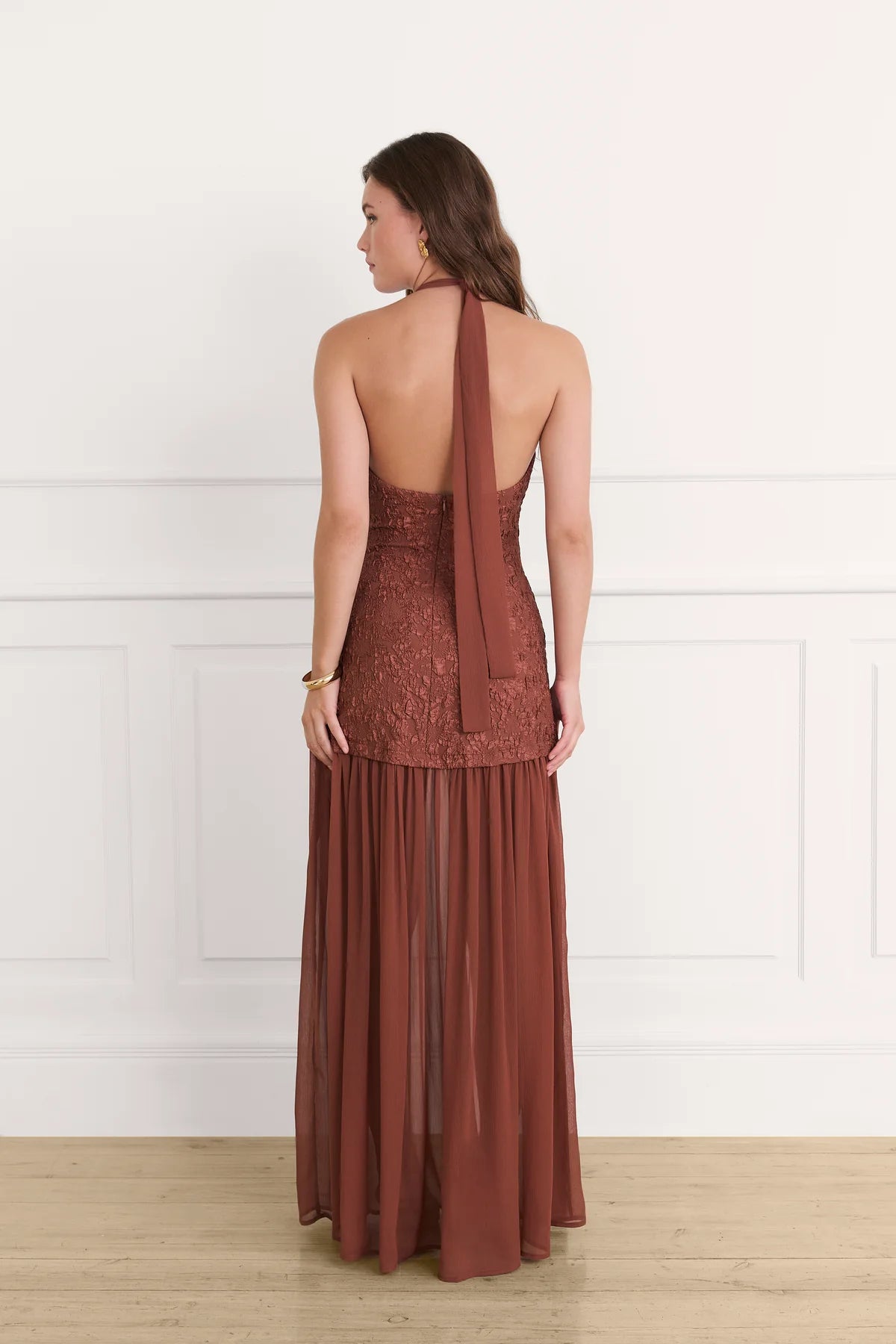Vestido Juliette Terracota