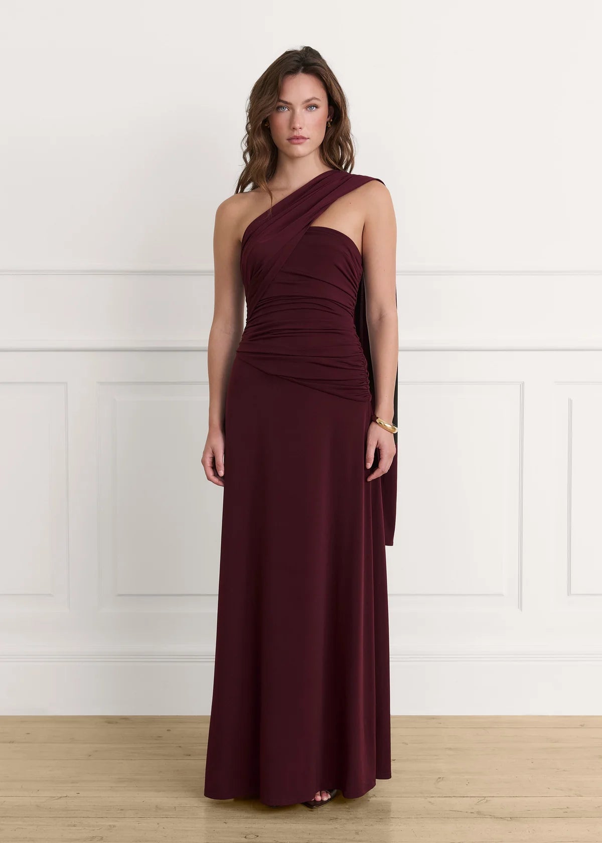 Vestido Geneva Burgundy Oscuro