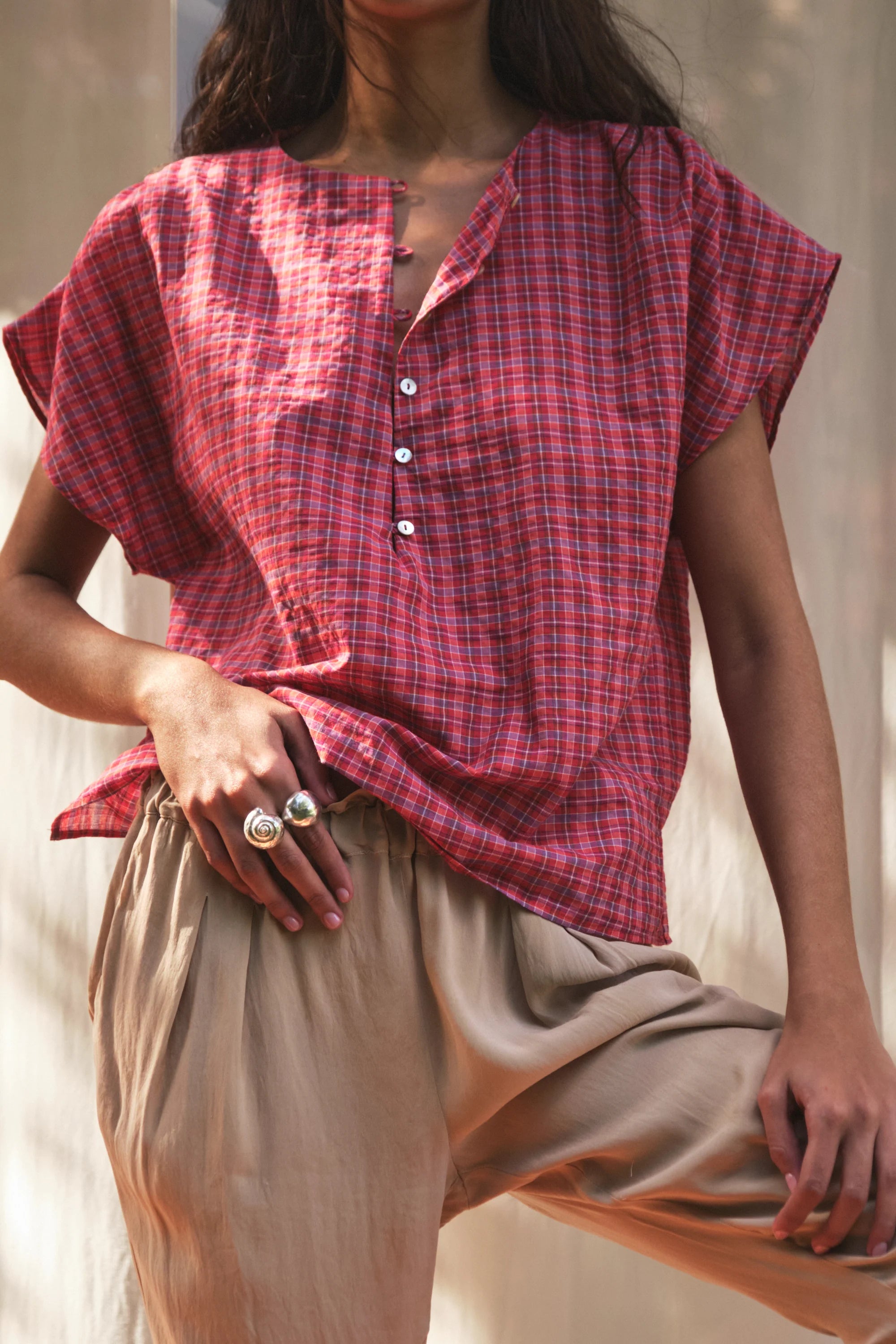 Blusa Pía Fucsia