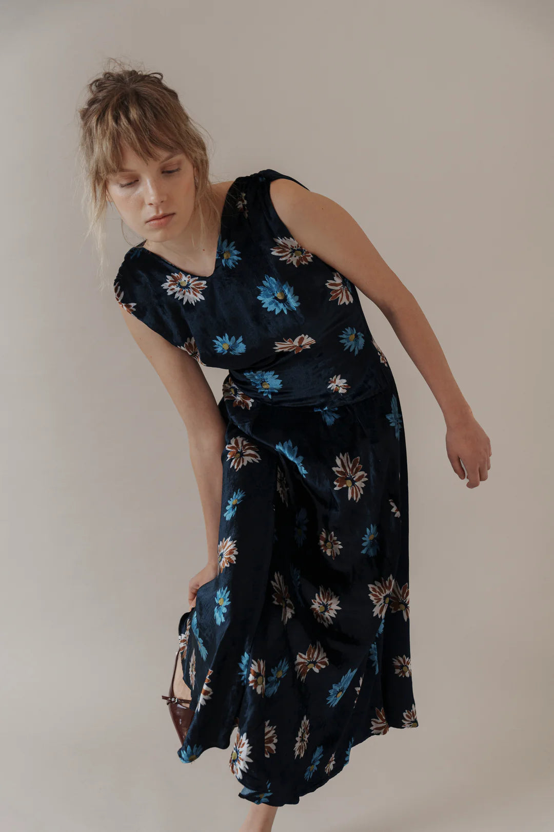 Vestido Amina Azul