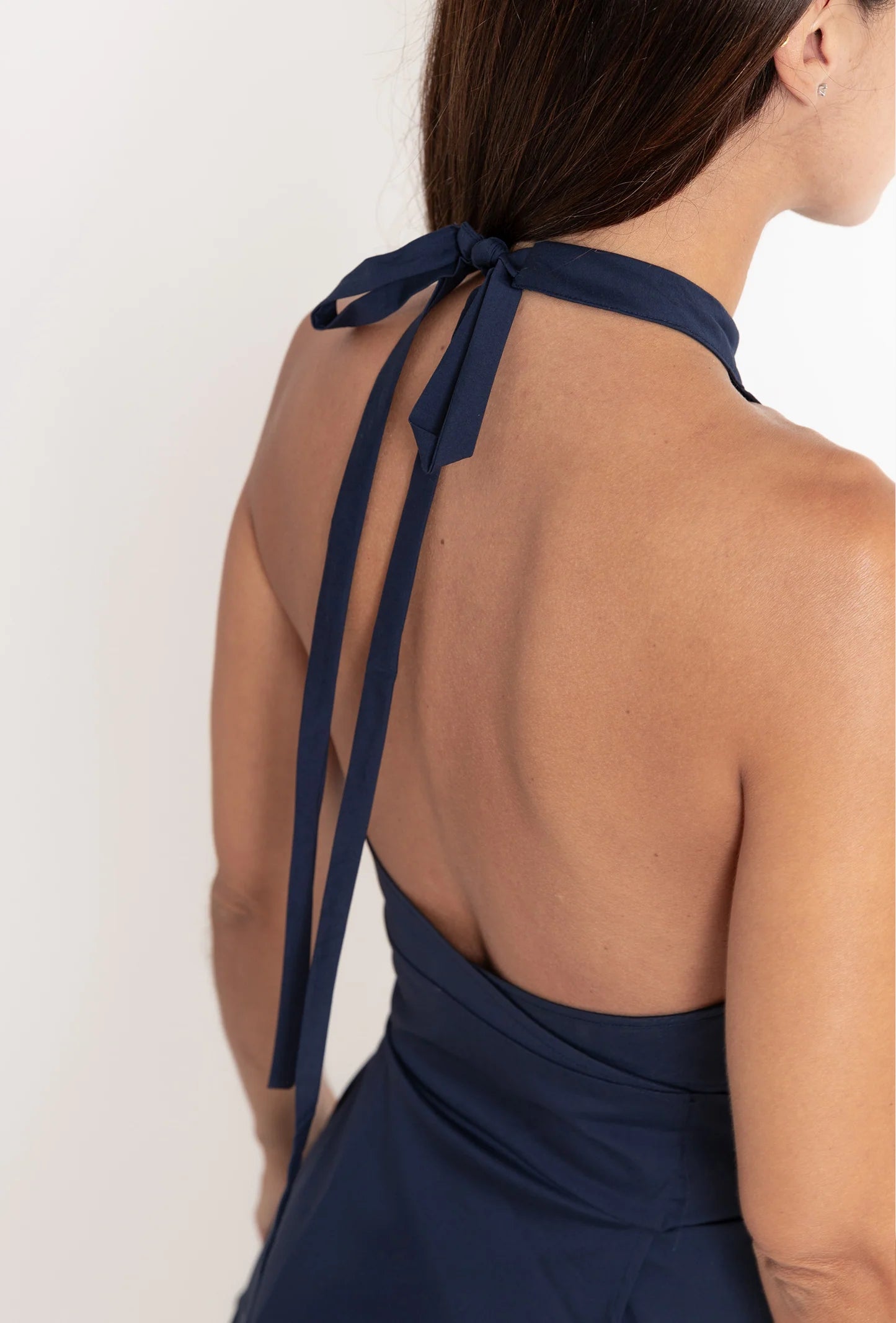 Vestido 60’s Poppelin Navy Blue