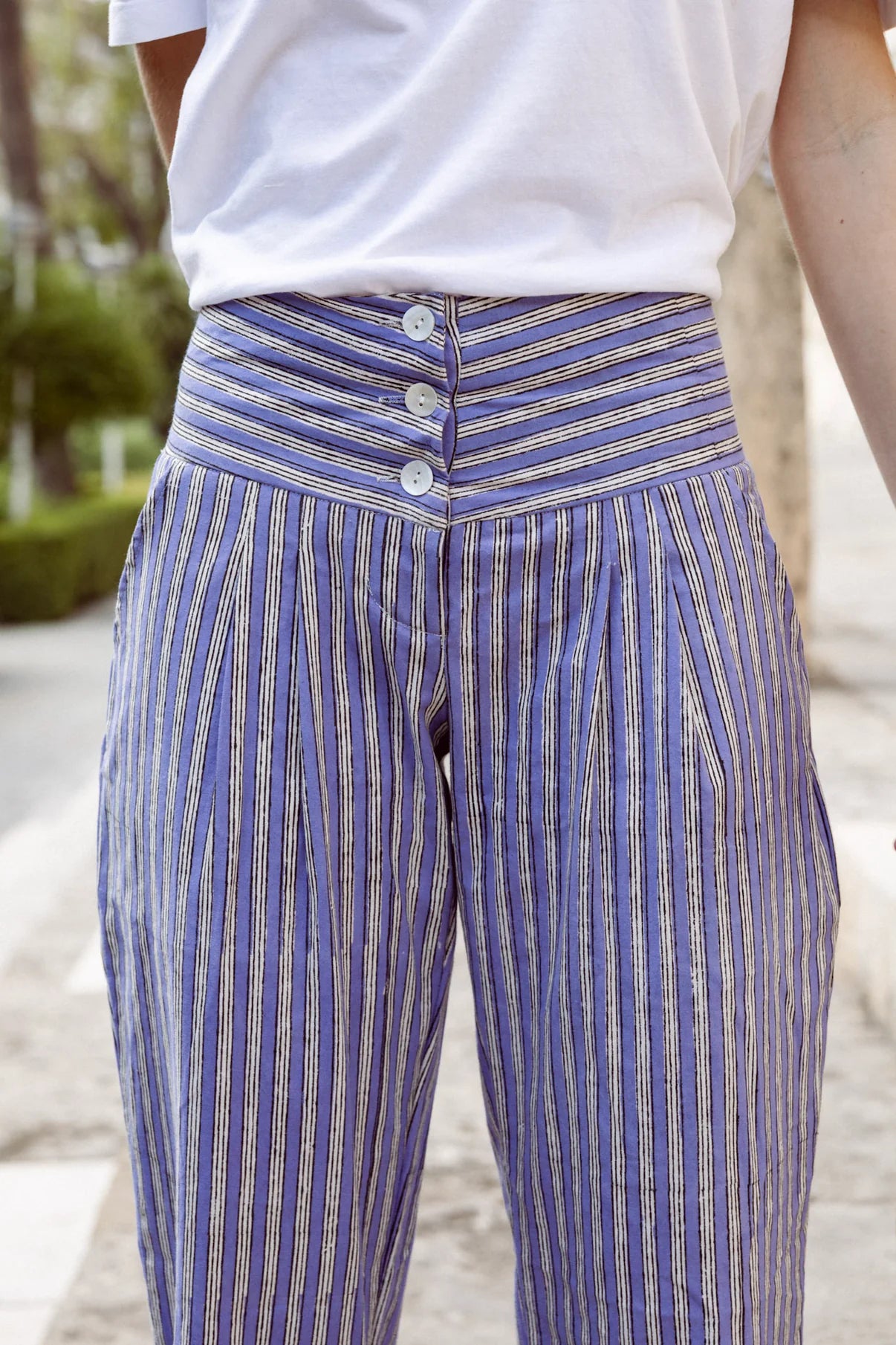 Pantalón Rayas Azules