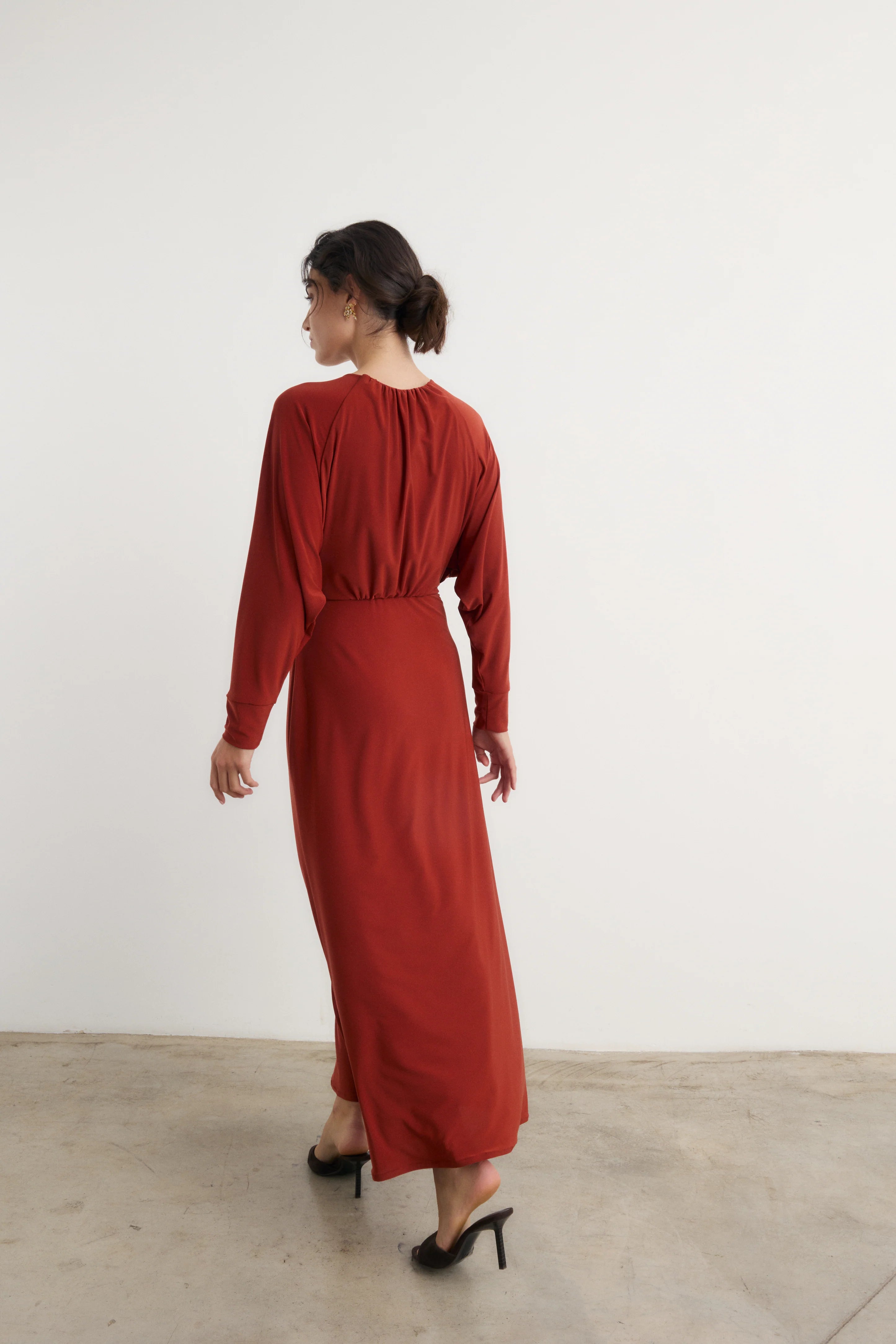 Vestido Olimpia Teja