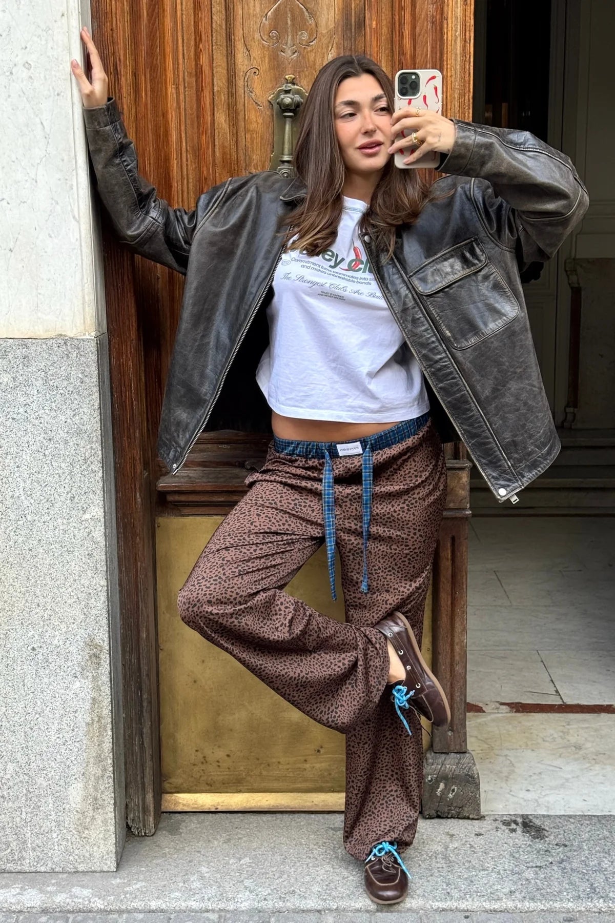 Sophie Leopard Pants