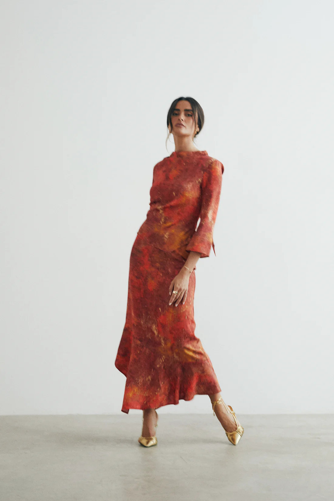 Falda Marta Estampada