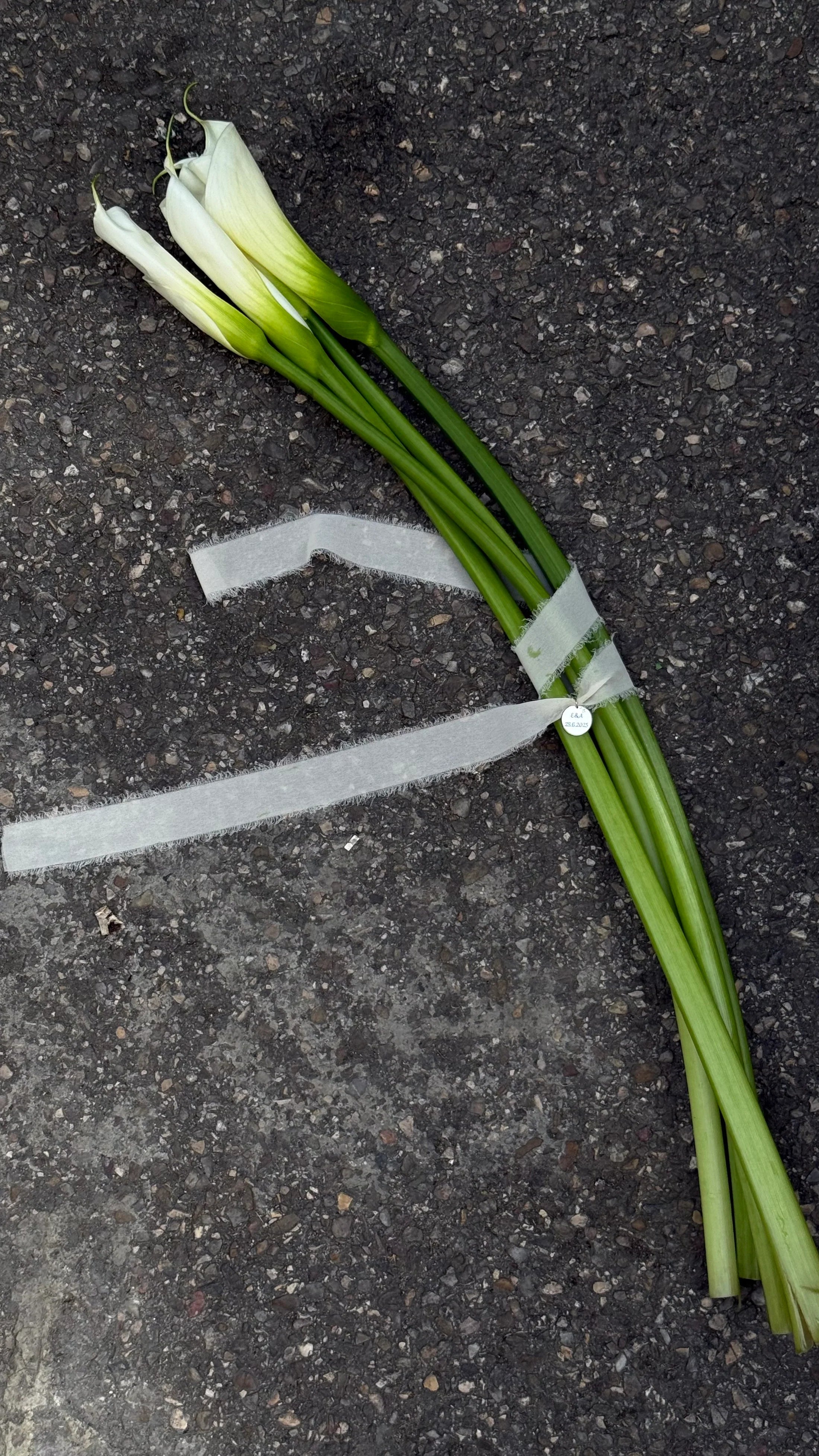 Medalla Ramo de Novia Plata/Oro - Cintas Varios Colores