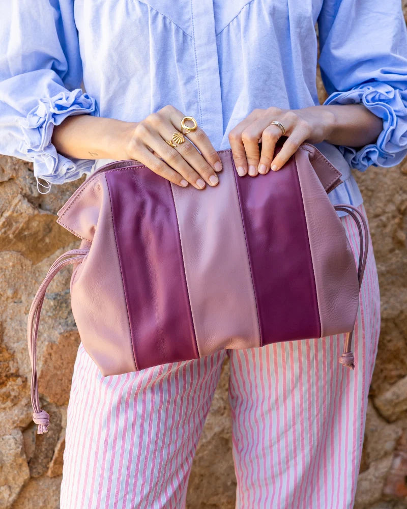 Bolso Martina Pink Stripes
