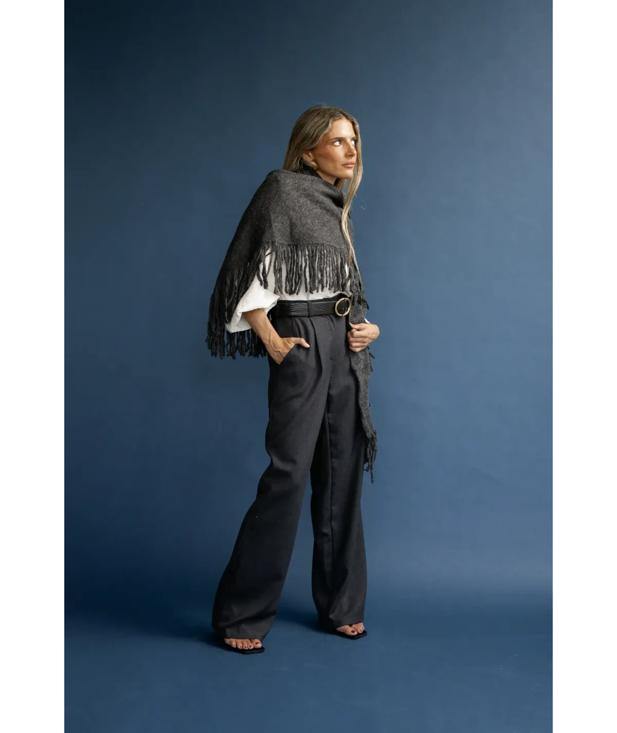 Poncho Nápoles Gris