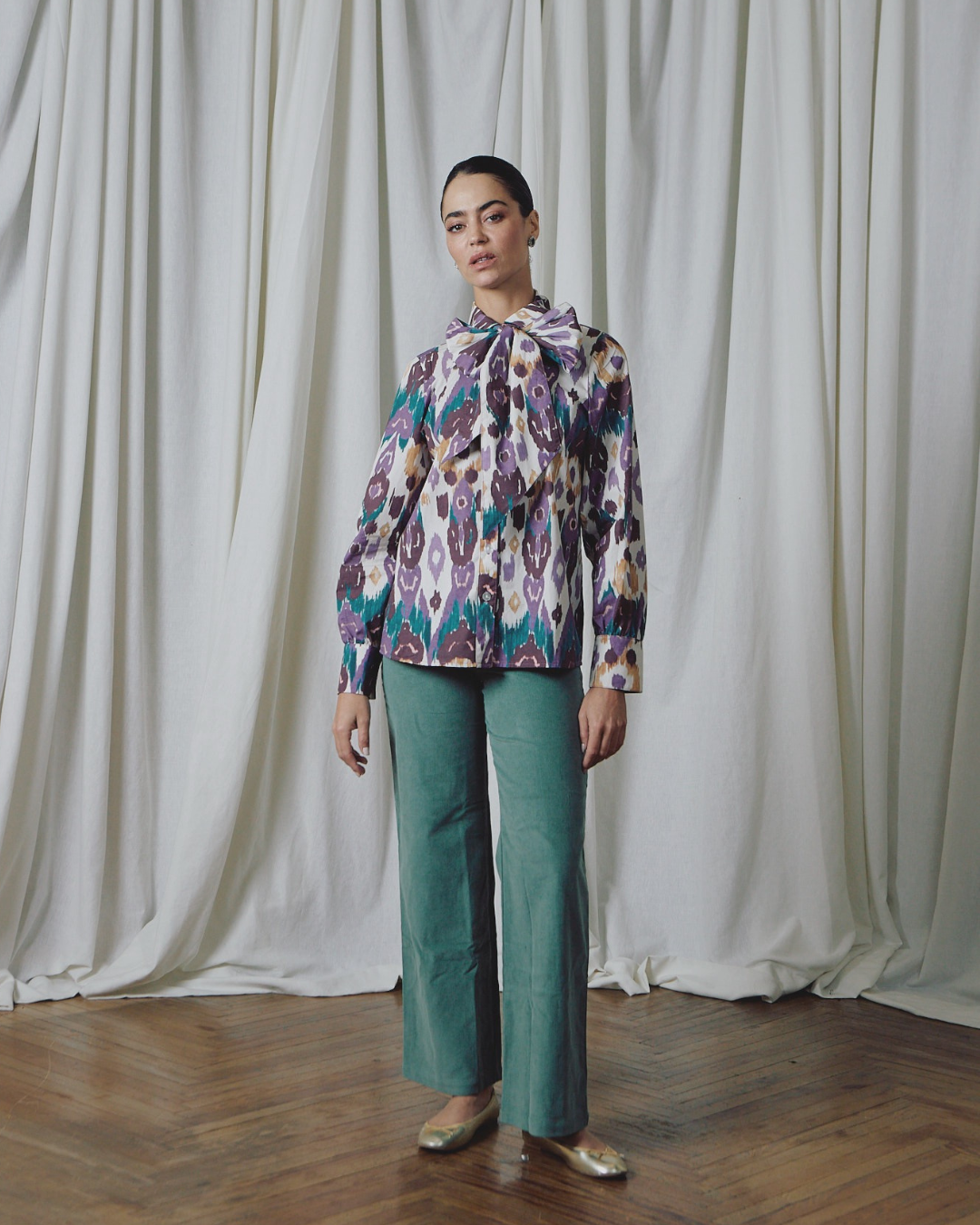 Camisa Candy Ikat Purple