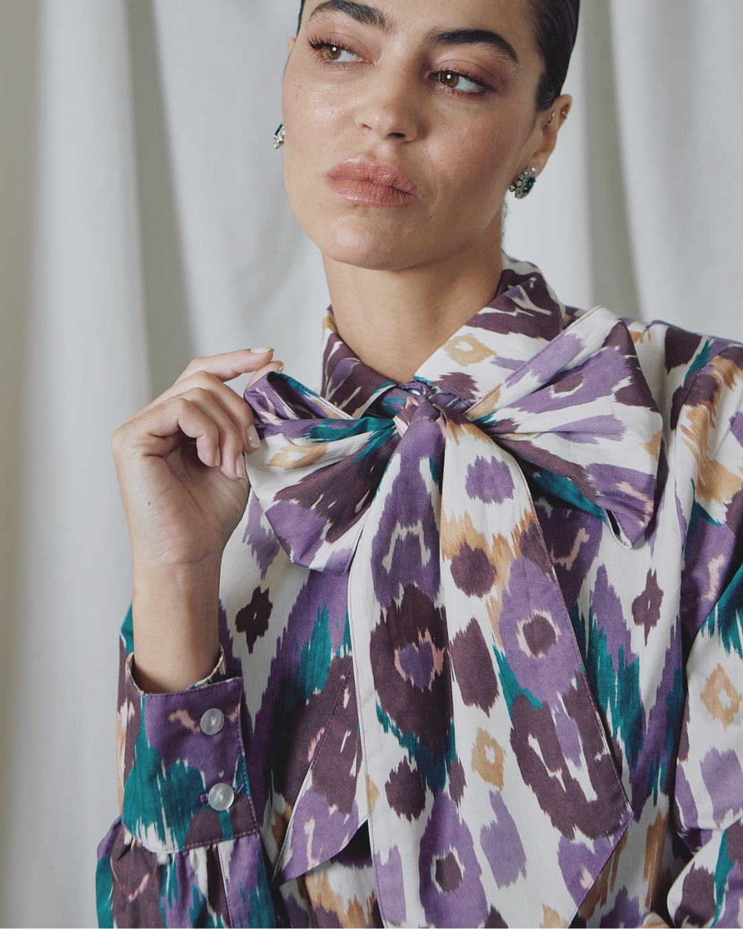 Camisa Candy Ikat Purple