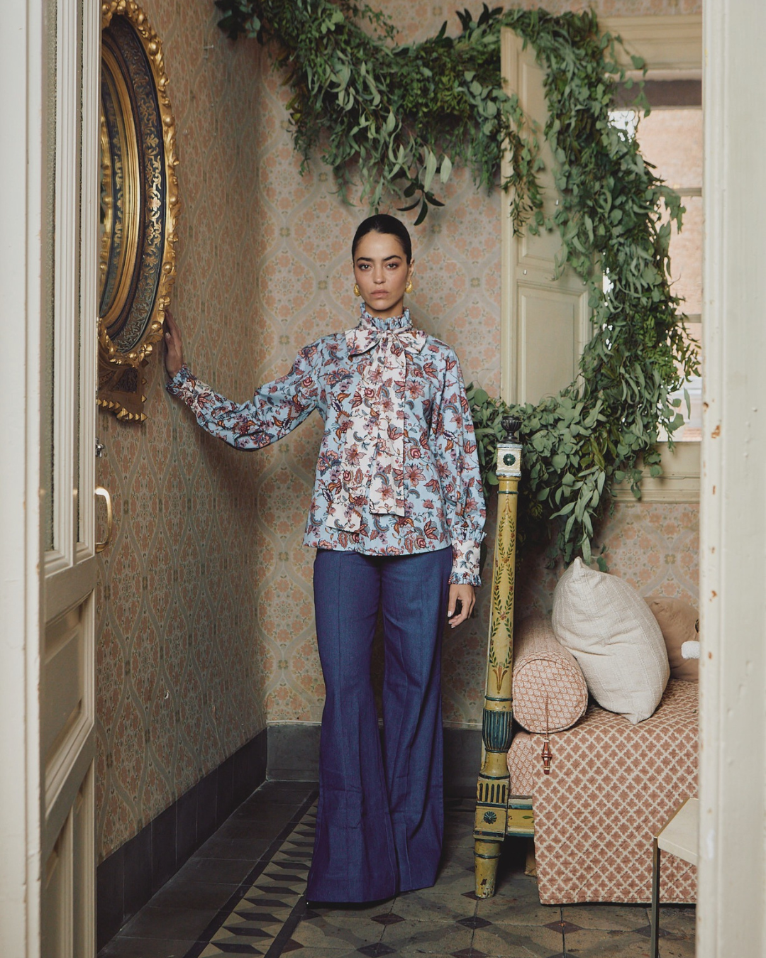 Camisa Poppy Cottage Blue