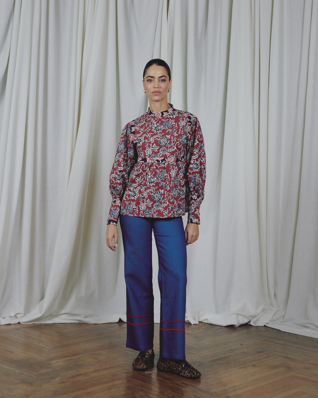 Camisa Clotilde Norfolk Red