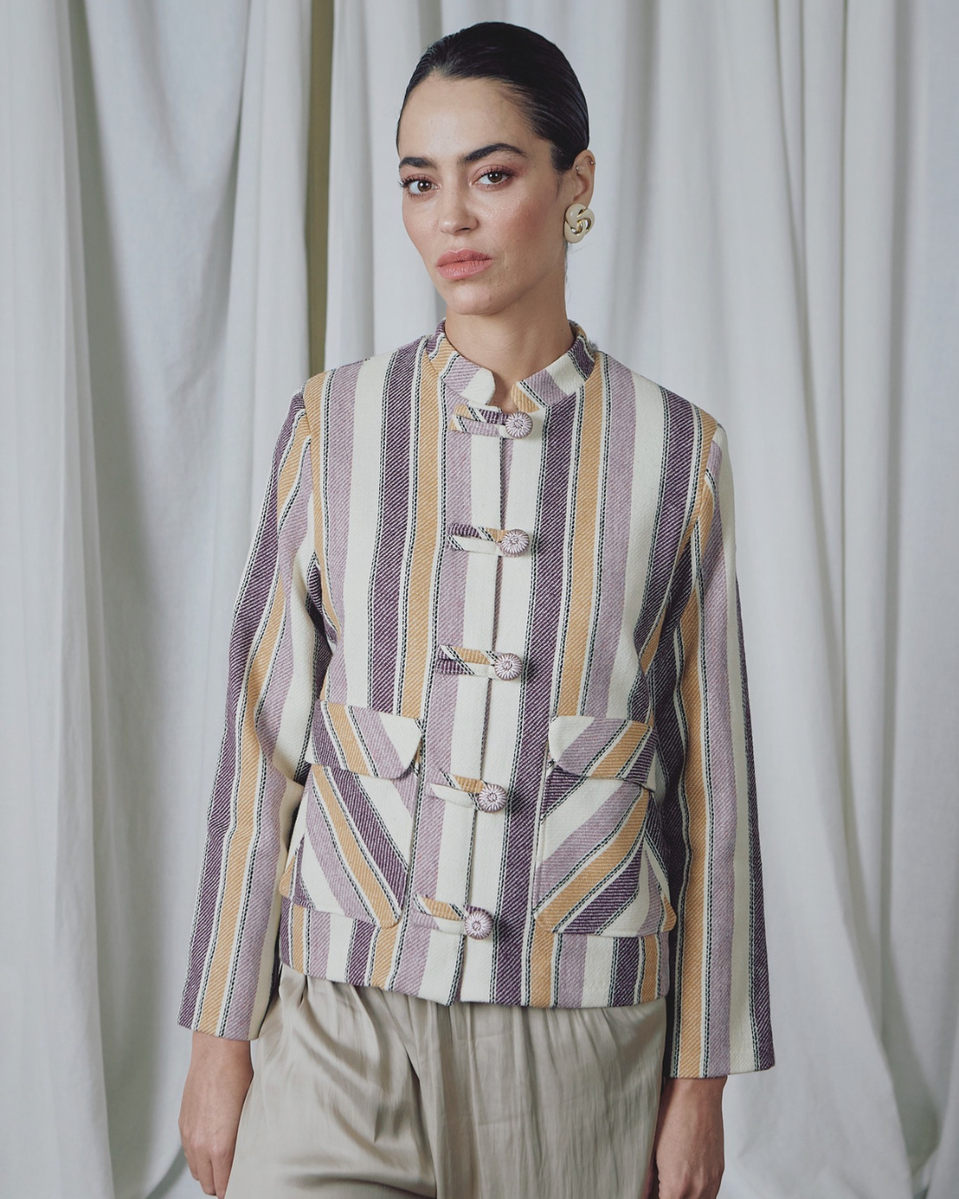 Chaqueta Tang Purple Cabana