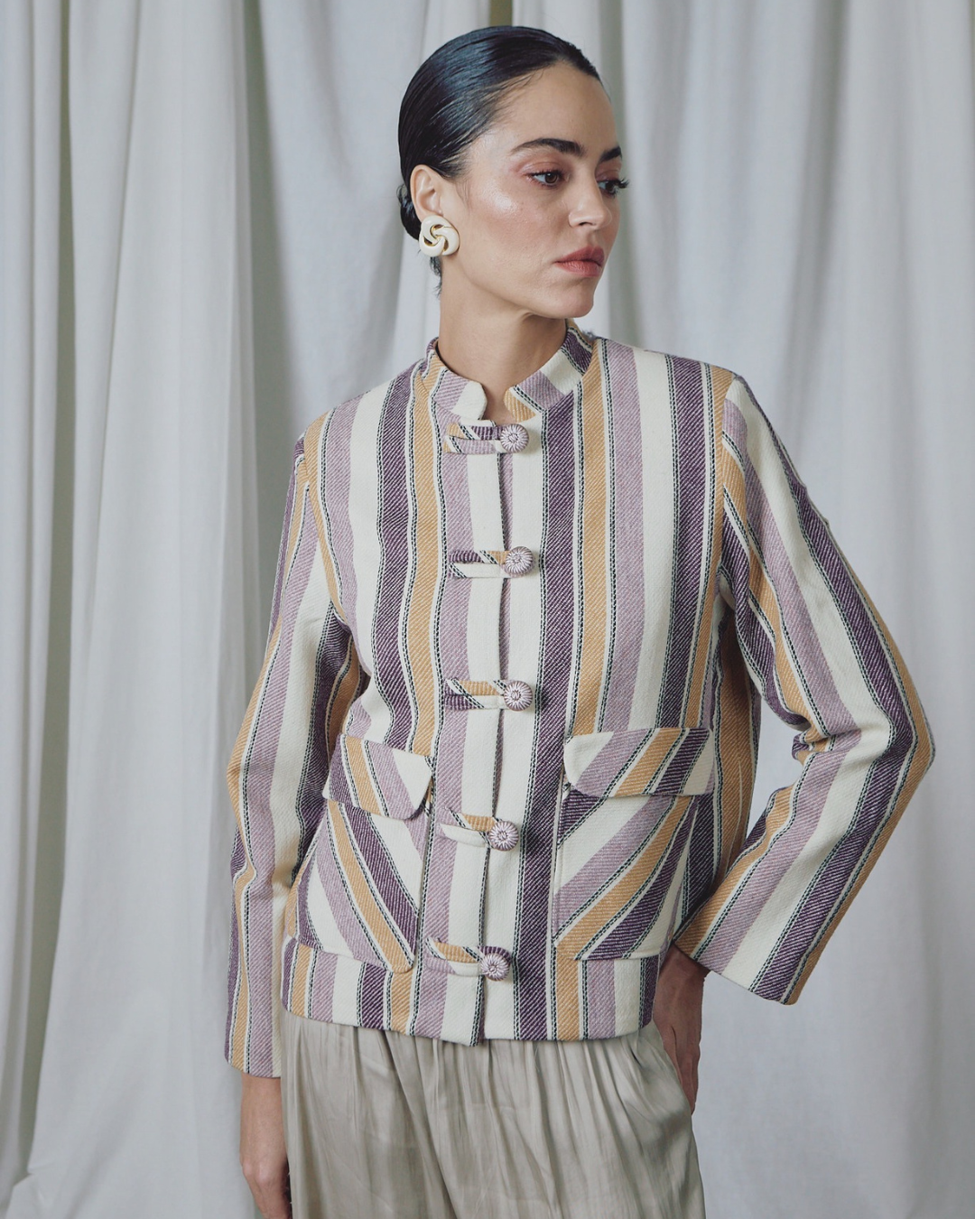 Chaqueta Tang Purple Cabana