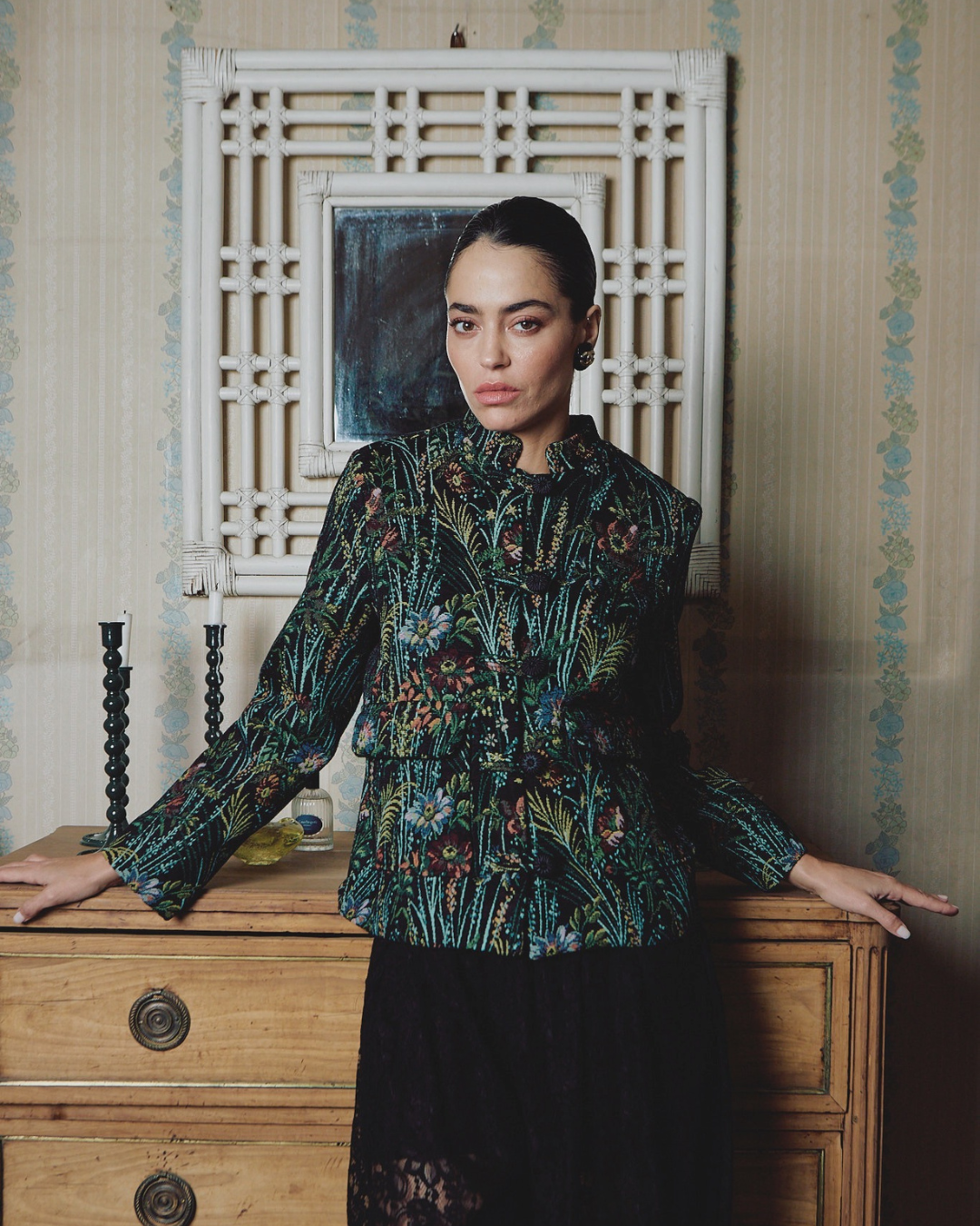 Chaqueta Tang Stanton Flowers