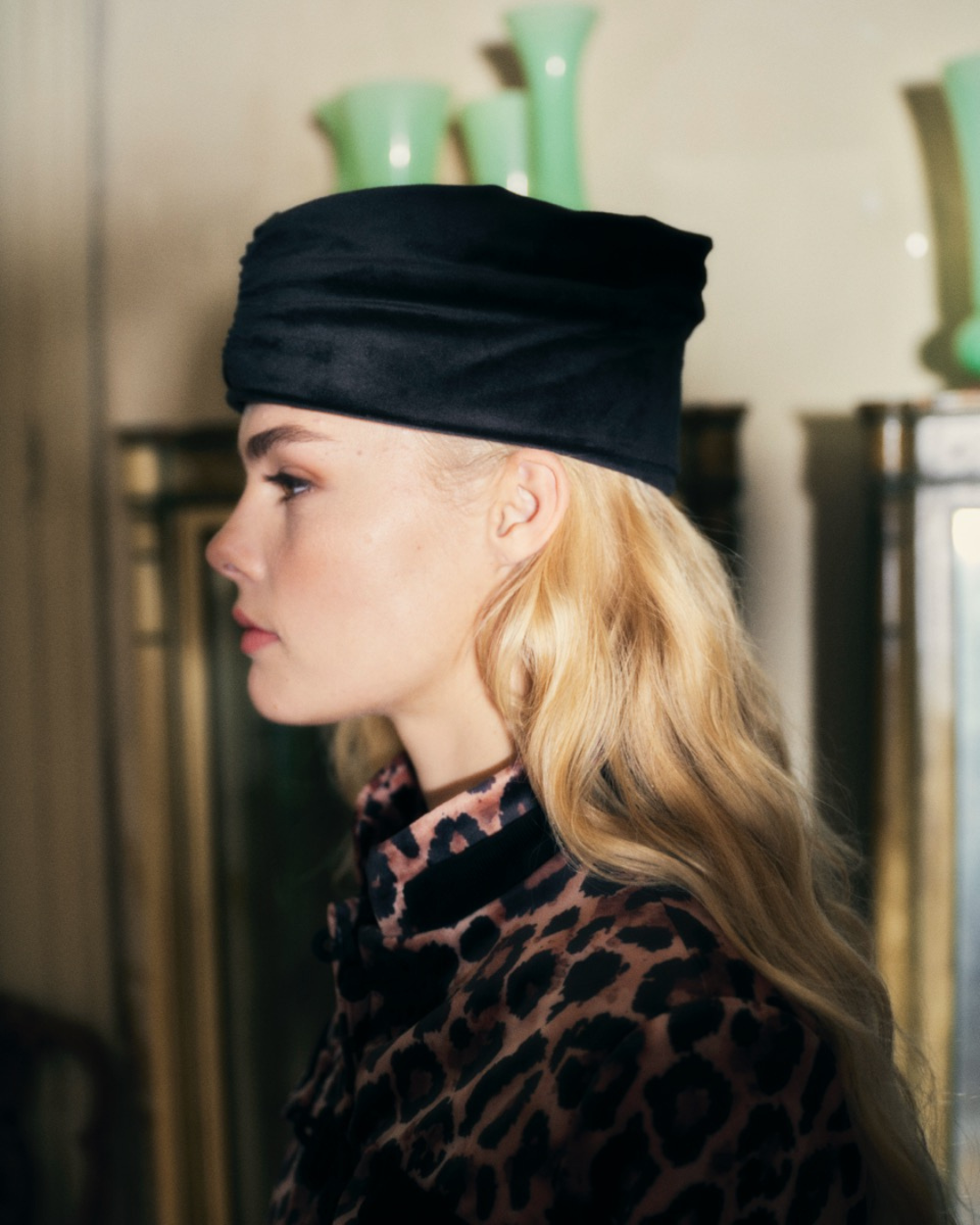 Abrigo Dynasty Velveteen Leopard