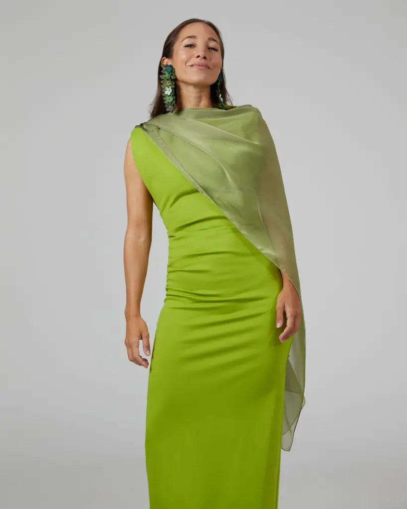 Capa de Gasa Verde Caqui Larga - Panacea