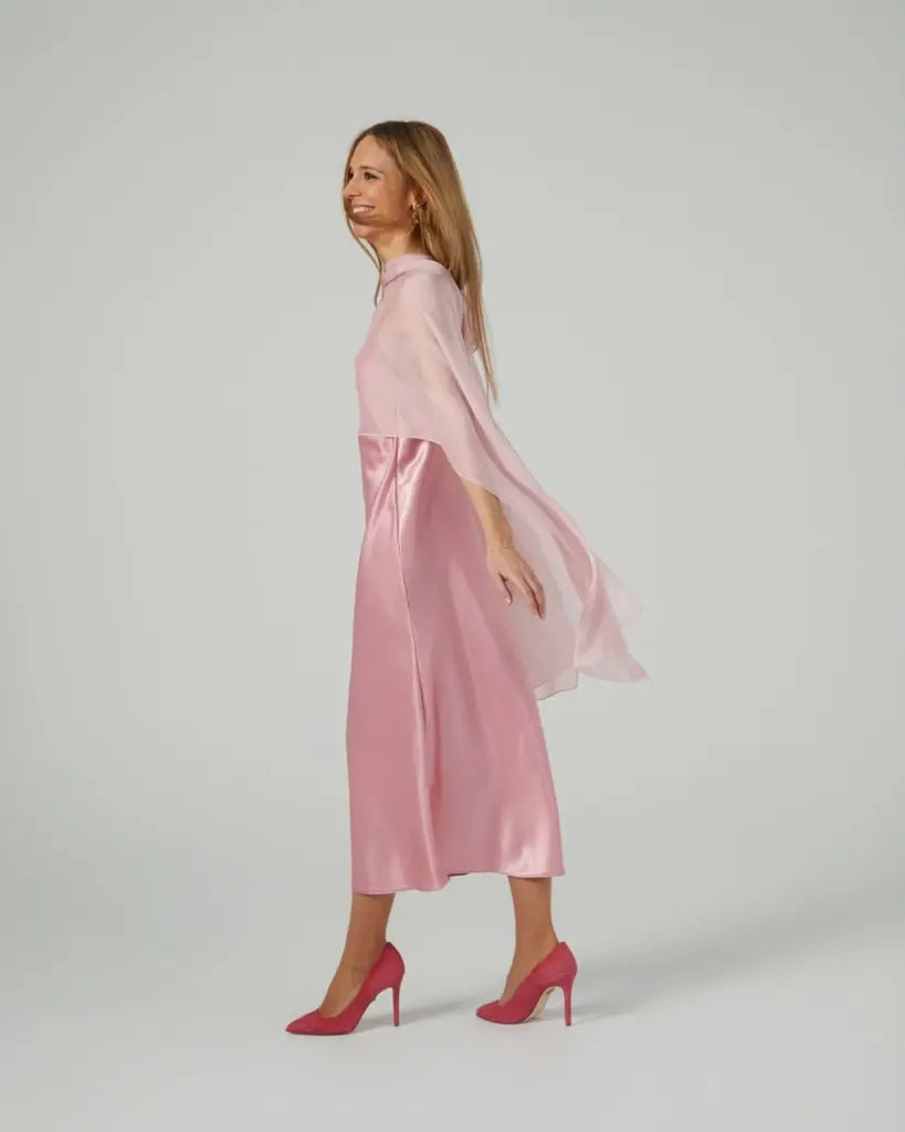 Capa de Gasa Rosa Claro Larga - Panacea