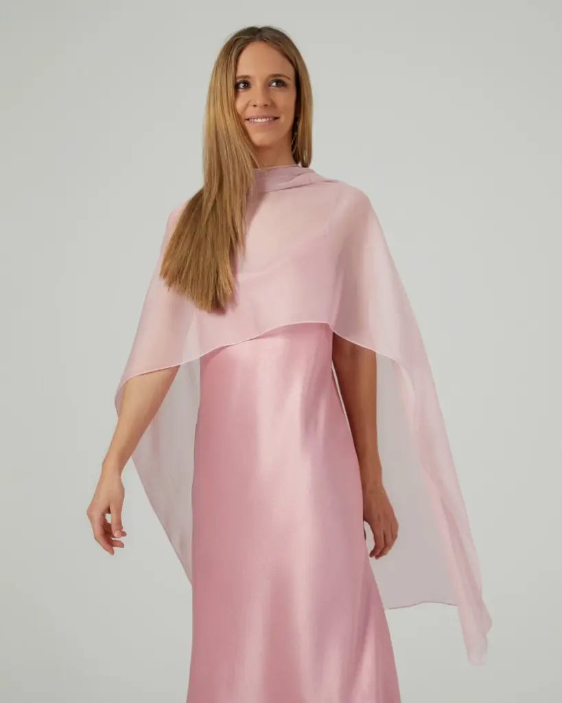 Capa de Gasa Rosa Claro Larga - Panacea